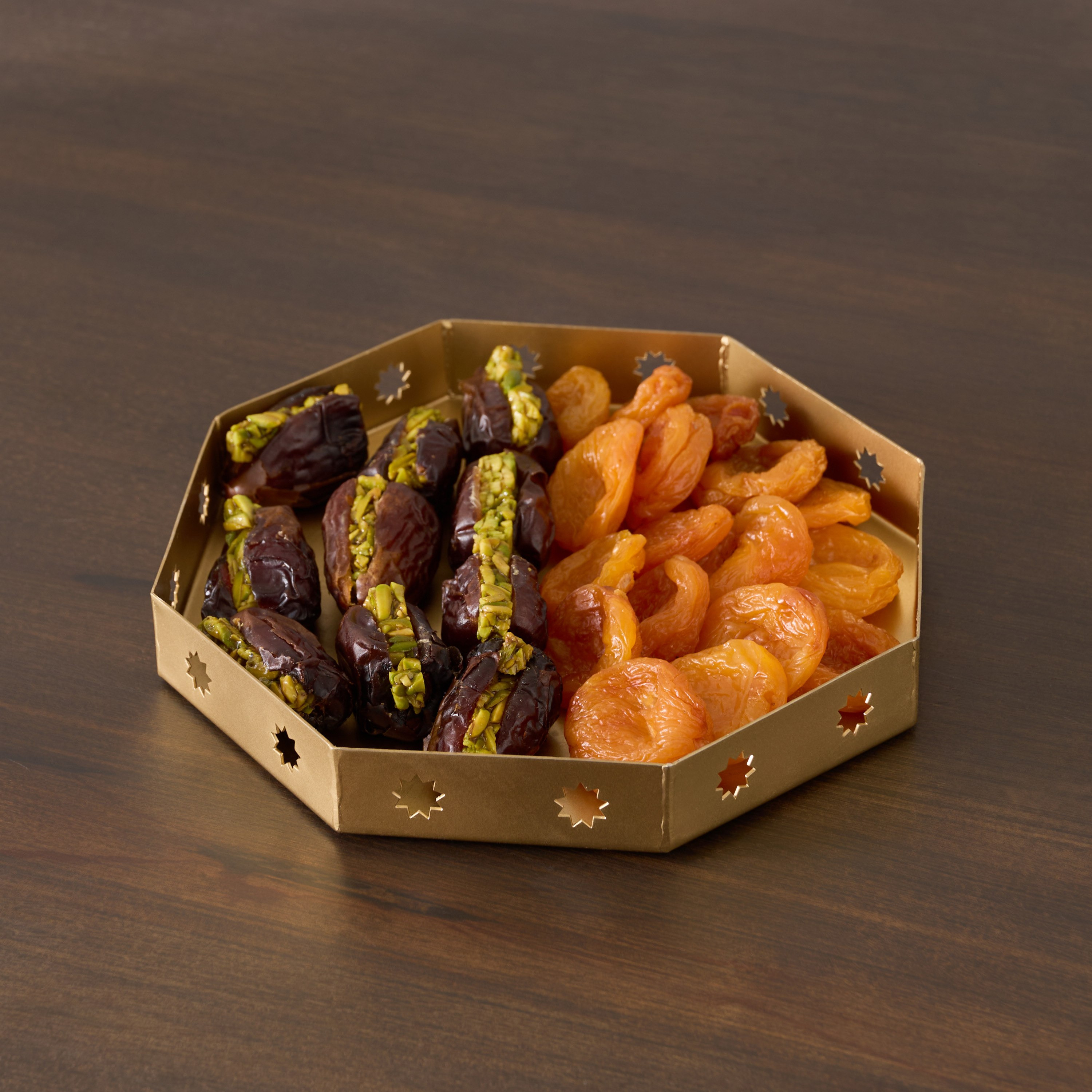 Layali Noor Serving Tray - 19x19x4 cm-hbxdecorandfurnishings-tabletop-serveware-image-1