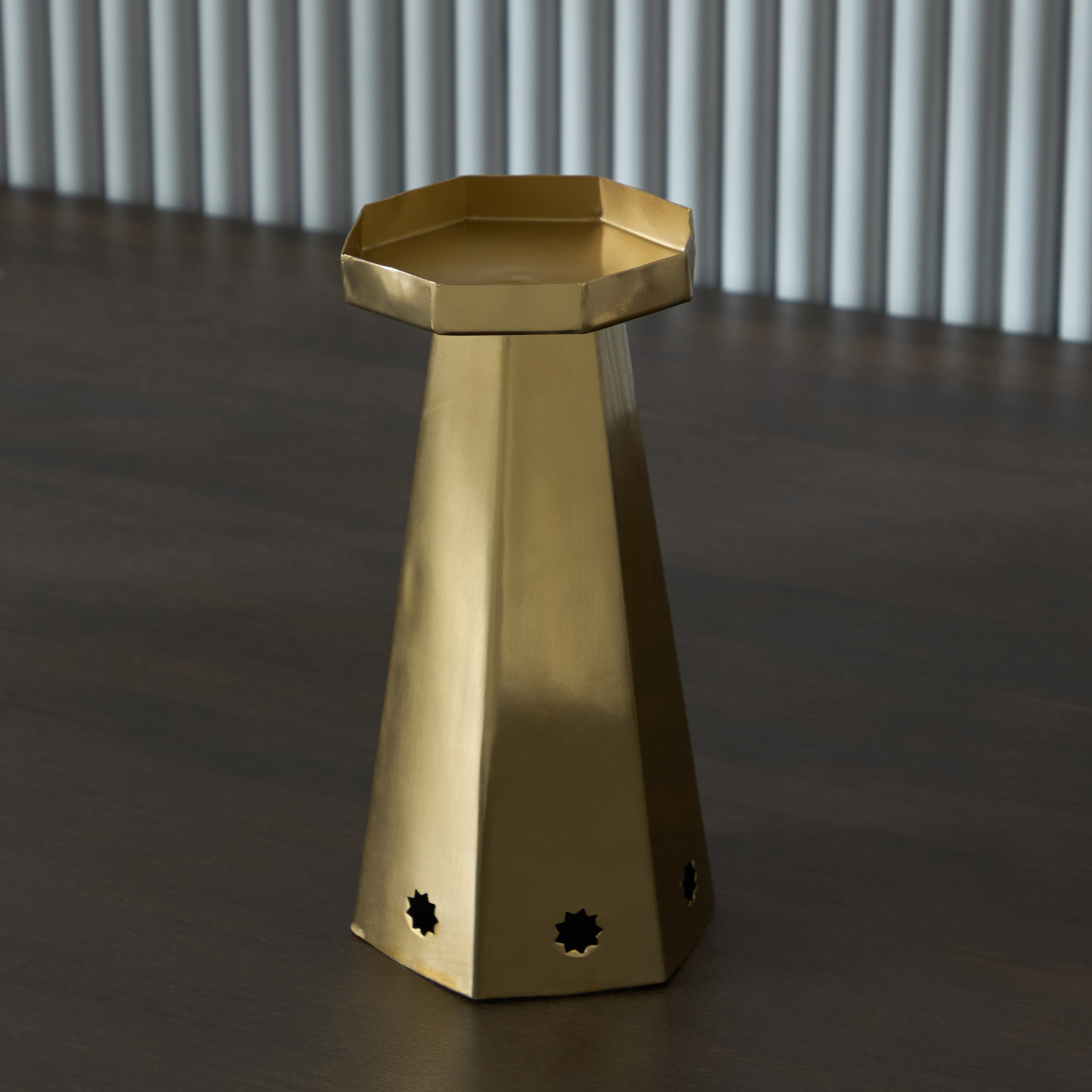 Layali Noor Large Candleholder - 8x8x20 cm-hbxlivingroom-decorandaccessories-candleholders-image-2