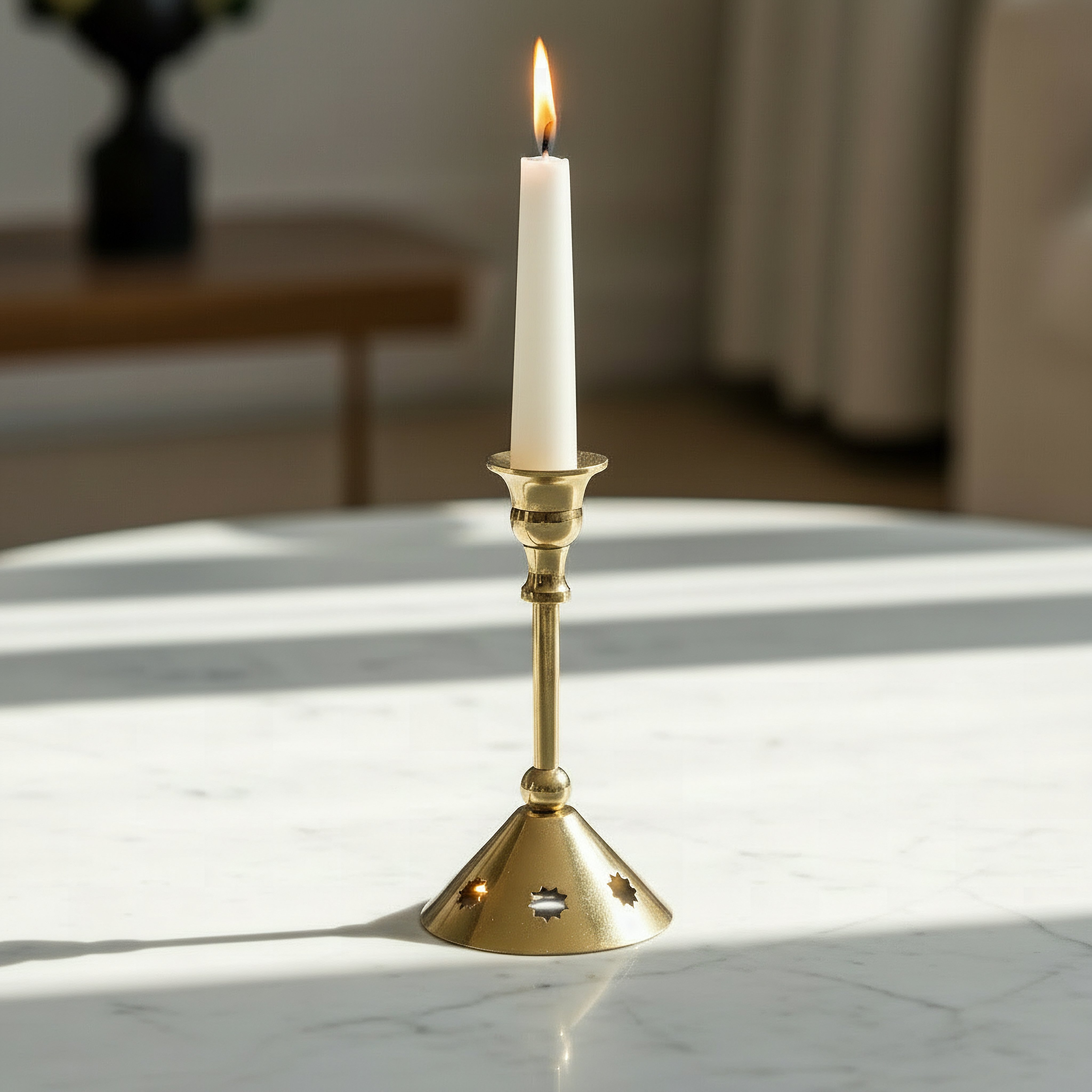 Layali Noor Small Candleholder - 8x8x15 cm-hbxlivingroom-decorandaccessories-candleholders-image-2