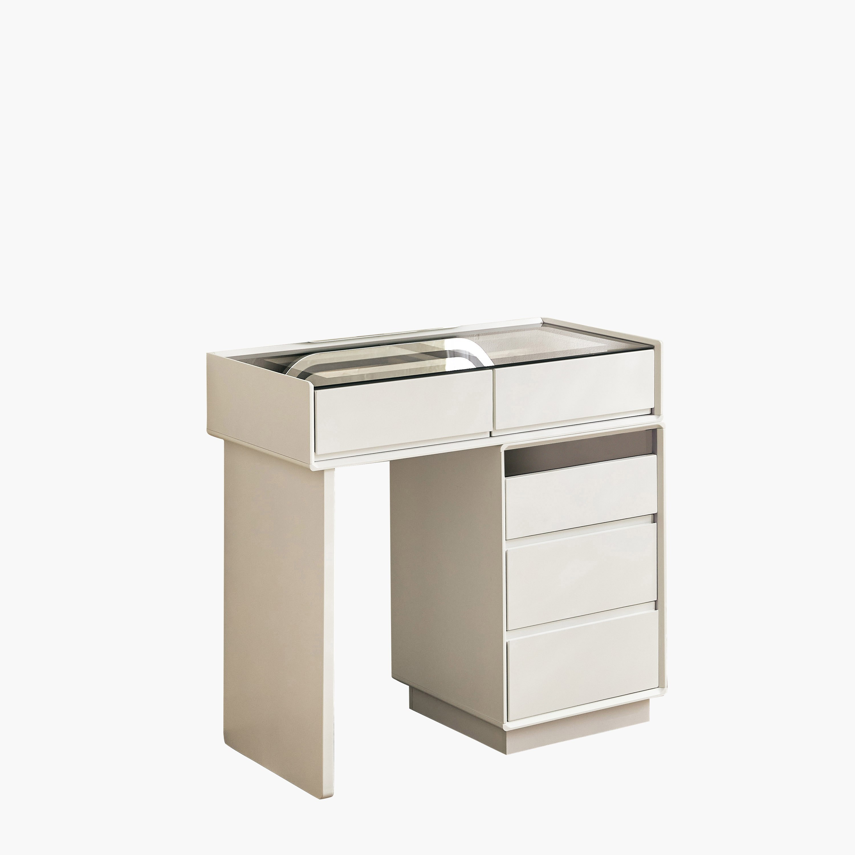 Marwell Modena Smart Dresser Makeup Cabinet with 5 Drawers and Mirror-hbxfurniture-bedroom-dressersandmirrors-image-10