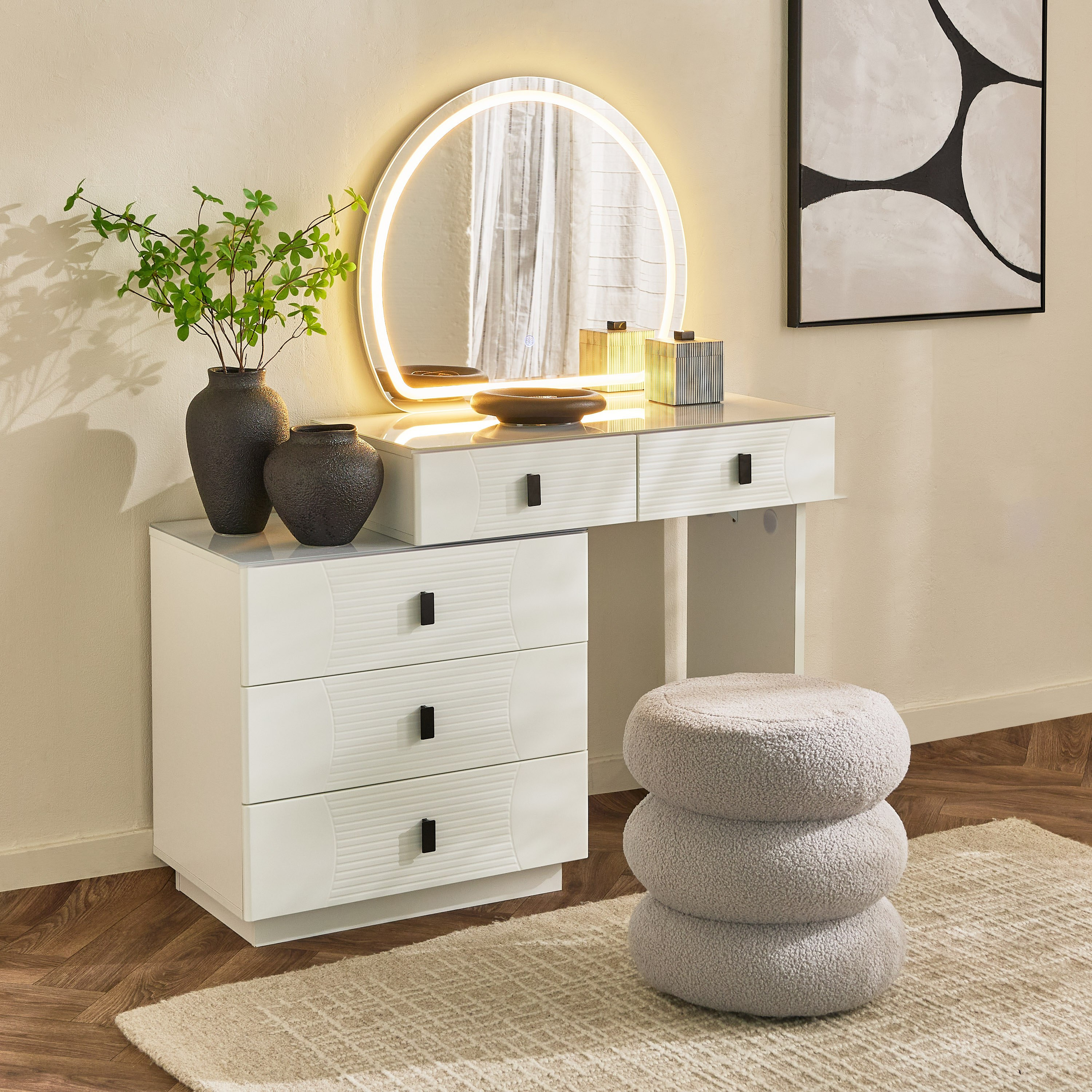 Marwell Vasto Smart Dresser with 5 Drawers and Mirror-hbxfurniture-bedroom-dressersandmirrors-image-10
