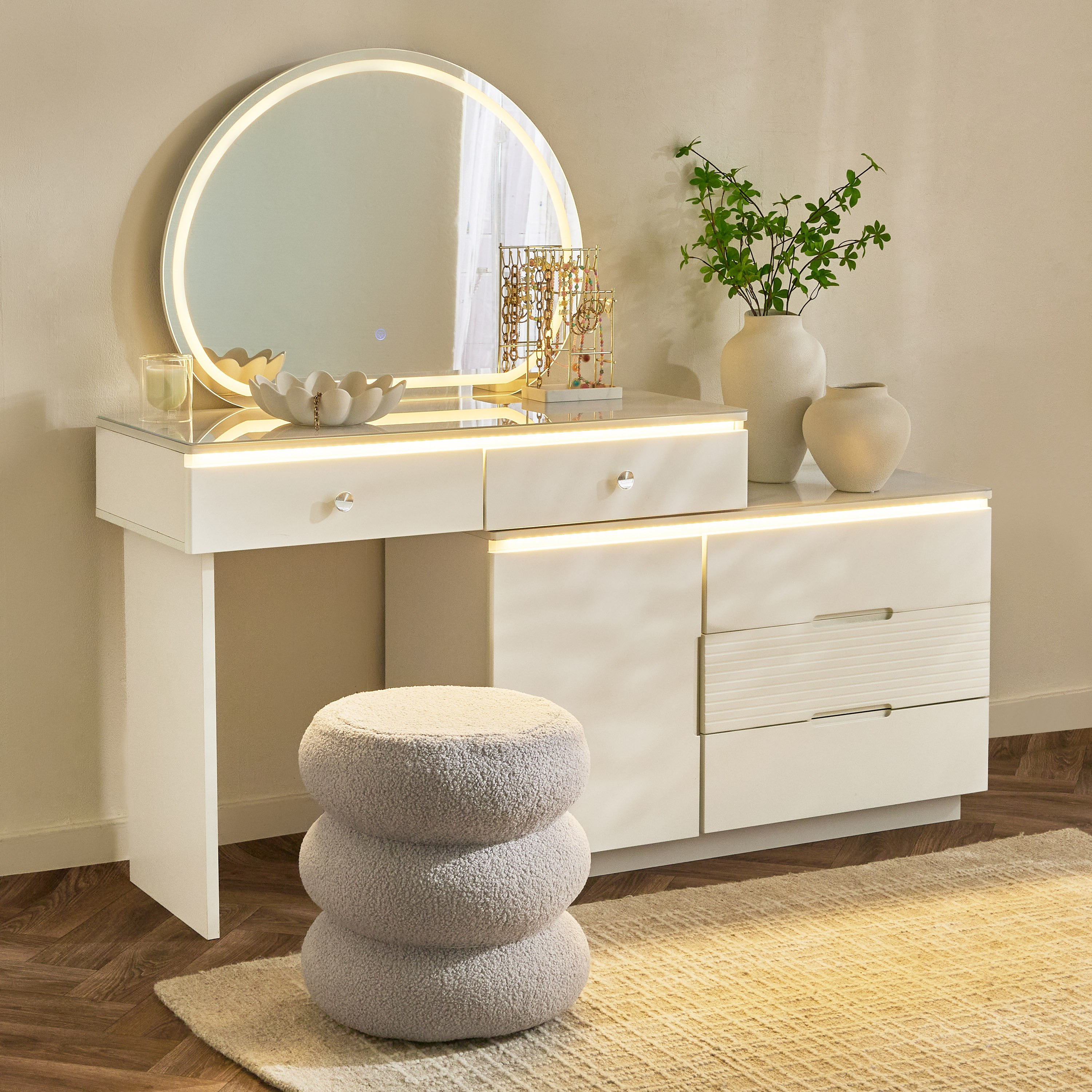 Marwell Ray 5-Drawer Smart Dresser with Mirror-hbxfurniture-bedroom-dressersandmirrors-image-12