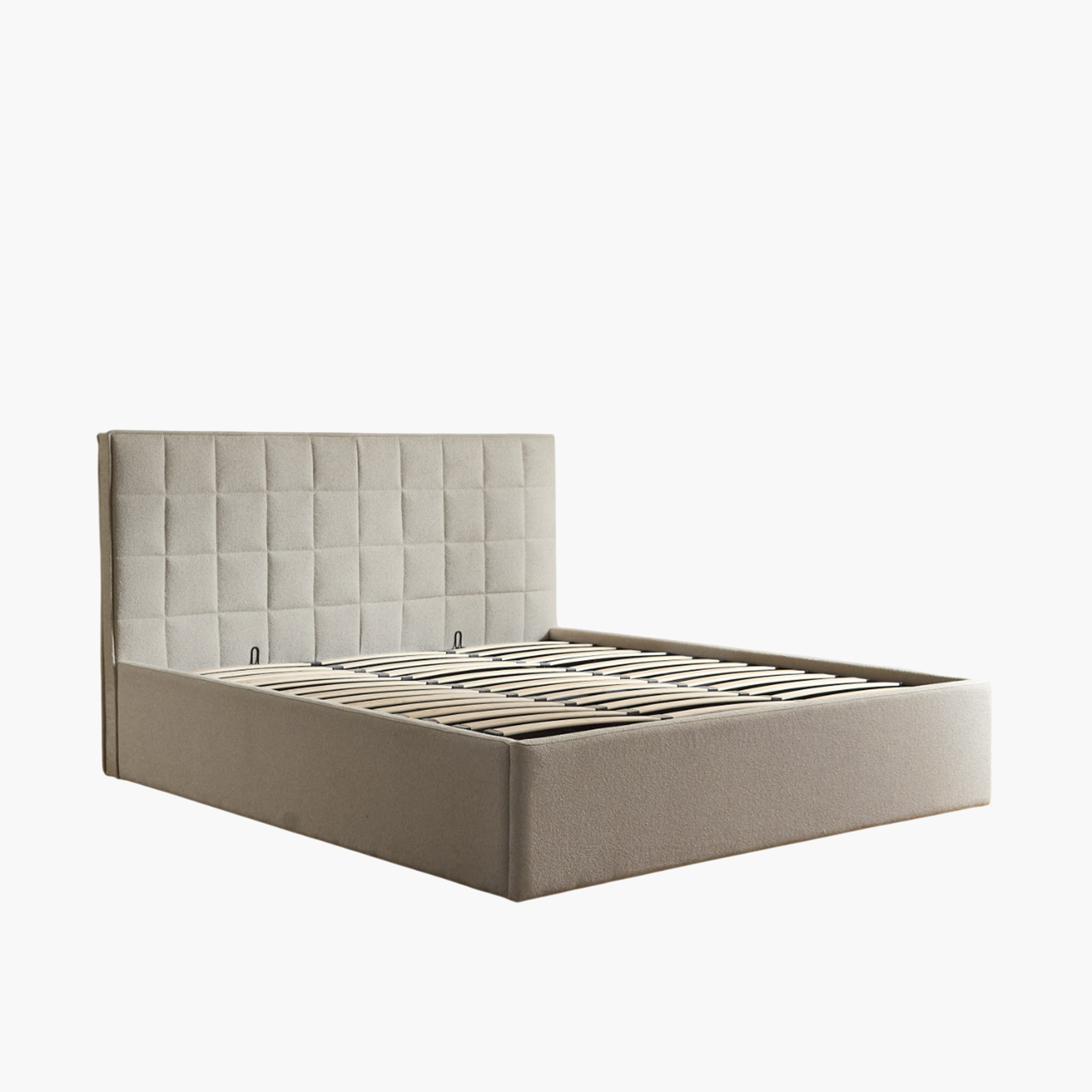 Movo Nordica Ultima Upholstered Hydraulic Storage King Bed - 180x200 cm-hbxfurniture-bedsandbedsets-beds-king-image-10