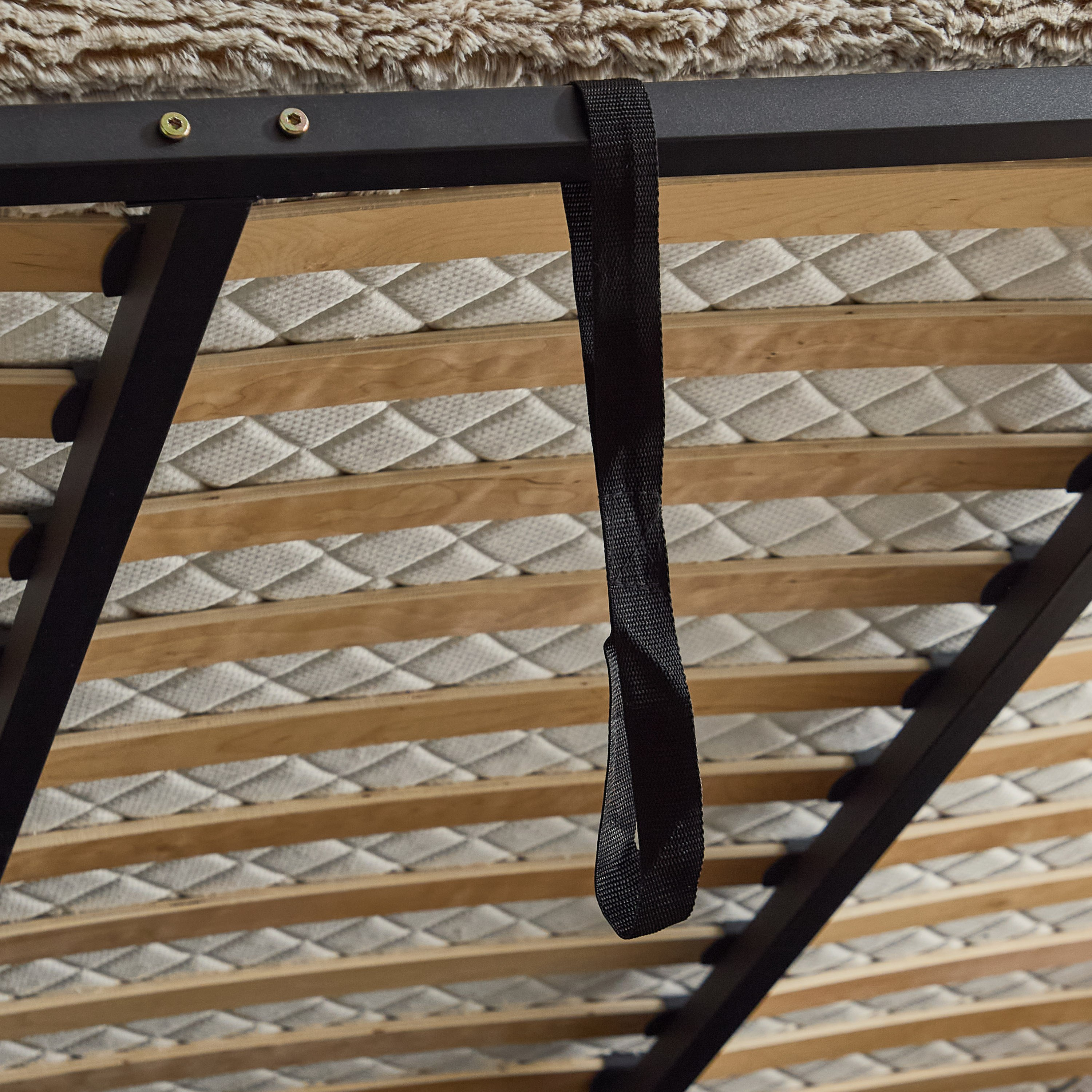 Movo Nordica Ultima Upholstered Hydraulic Storage King Bed - 180x200 cm-hbxfurniture-bedsandbedsets-beds-king-image-6