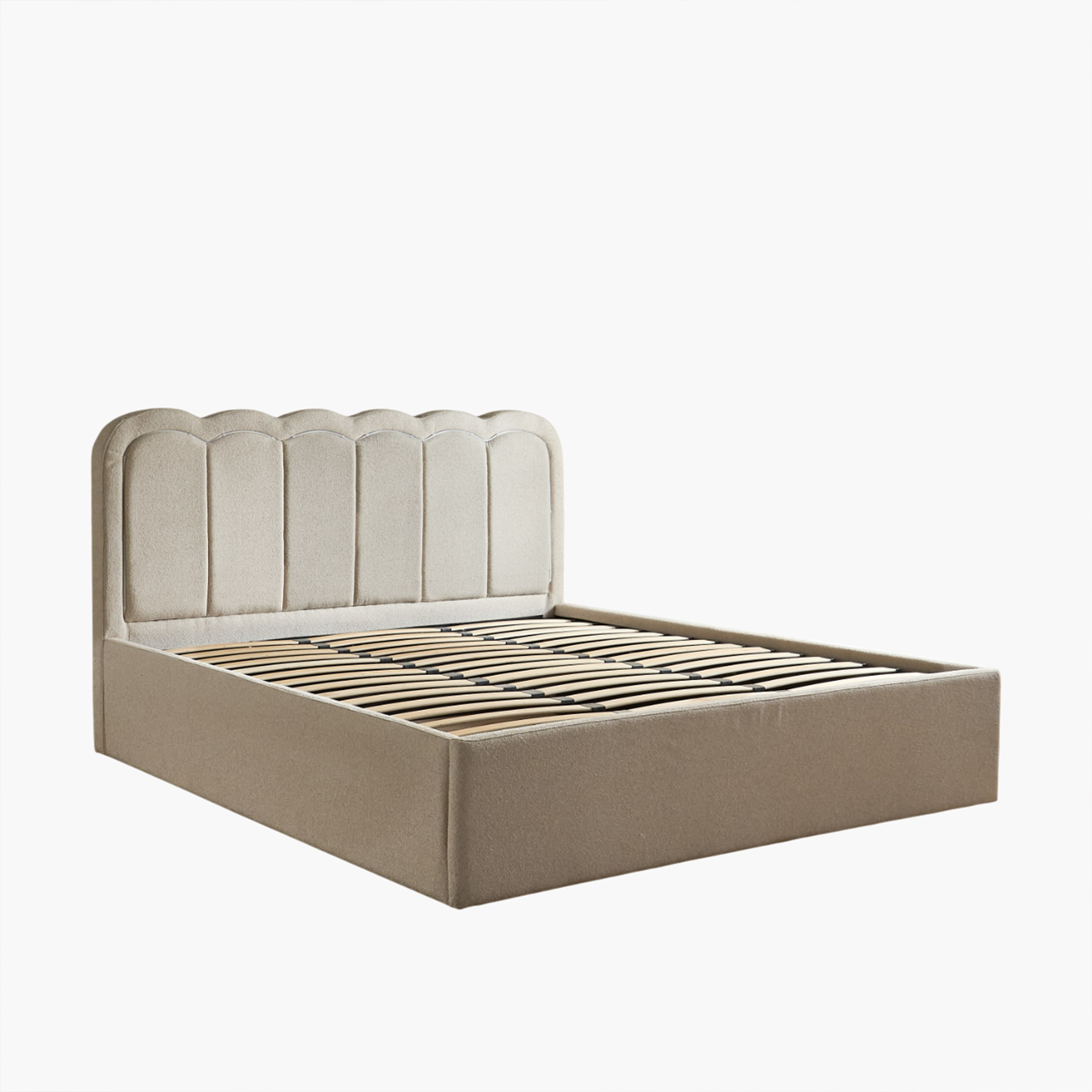 Movo Island Luxen Smart Upholstered King Bed - 180x200 cm-hbxfurniture-bedsandbedsets-beds-king-image-9