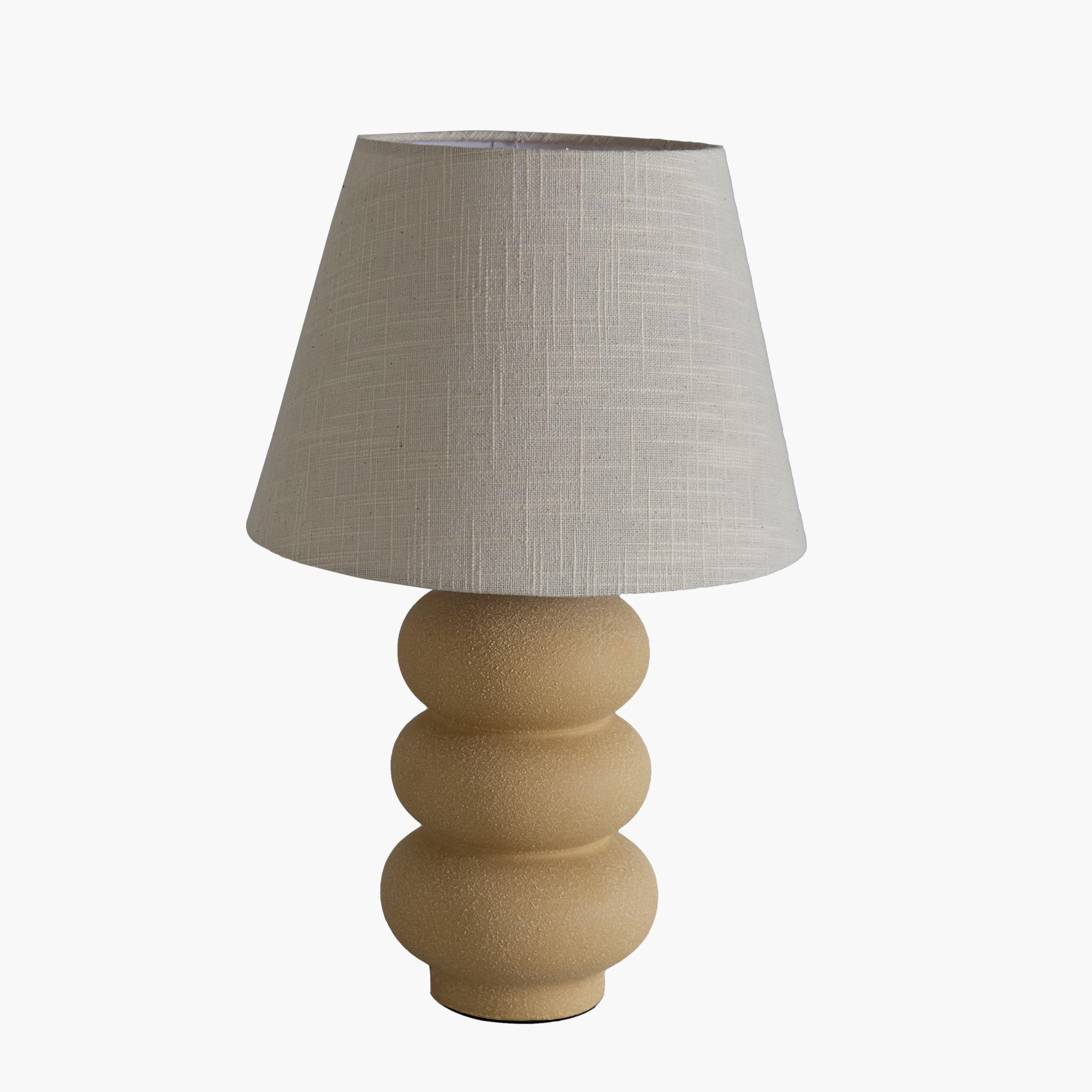 مصباح طاولة سيراميك مع غطاء كتان من ماربيلا - 27.5x27.5x43 سم-hbxlivingroom-lighting-tablelamps-image-9
