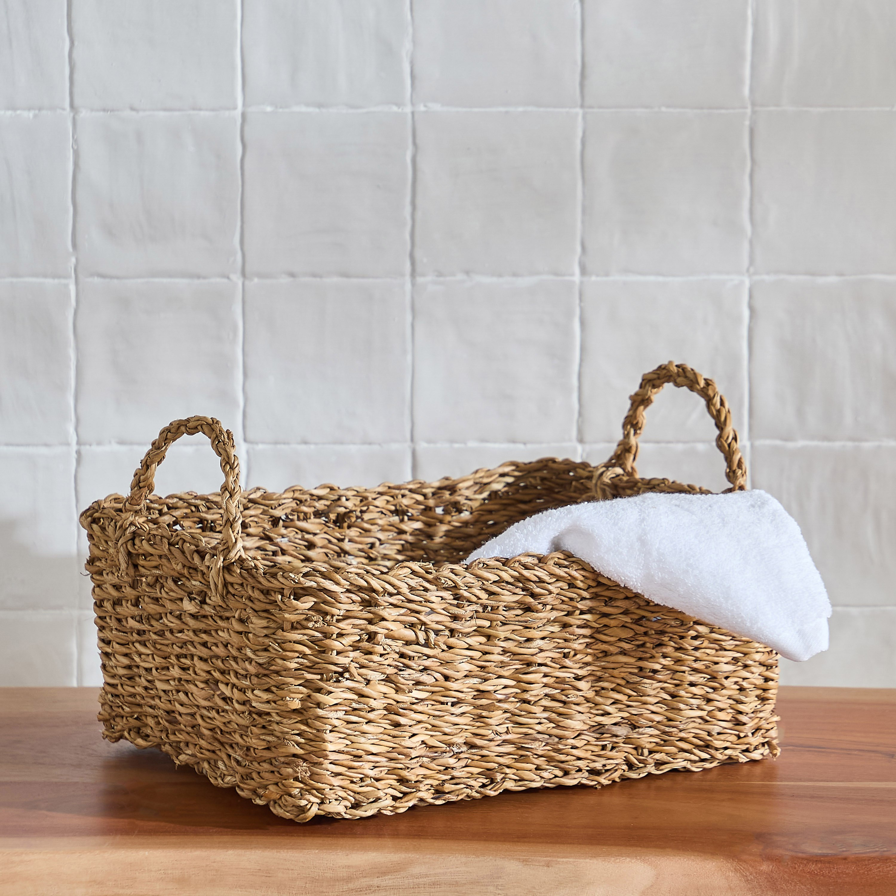 سلة تخزين مستطيلة من ناتشورالوم - 32x23x12 سم-hbxbedroom-bedroomaccessories-bedroomstorage-image-5