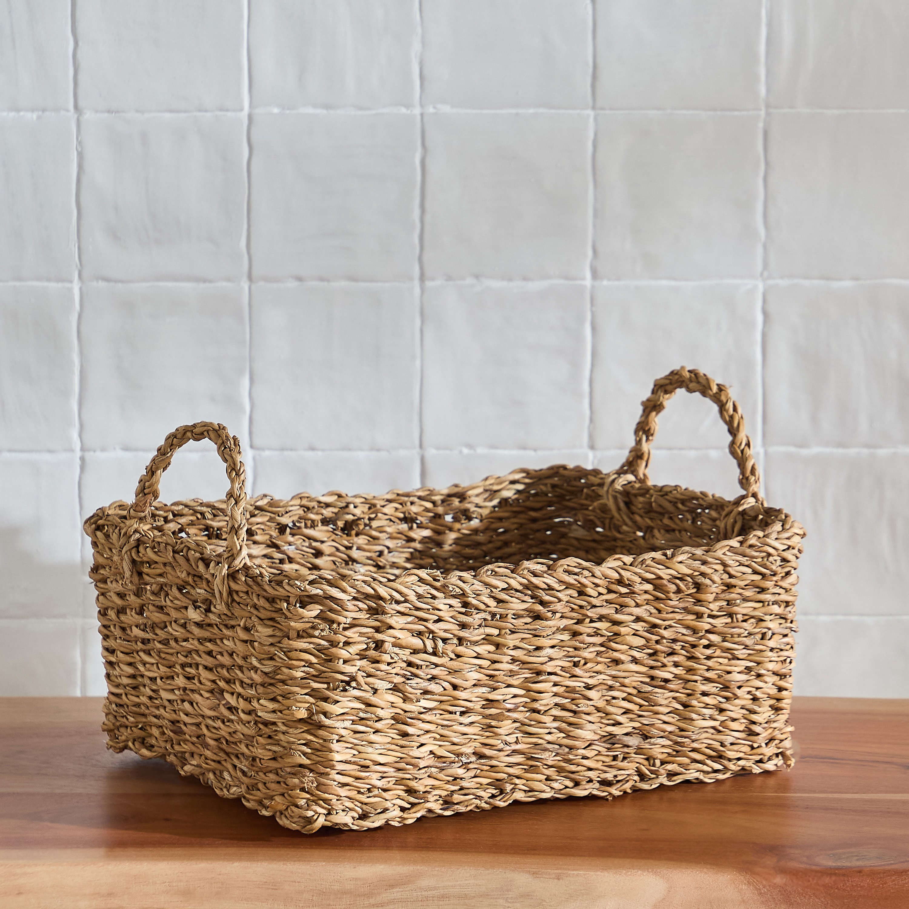 سلة تخزين مستطيلة من ناتشورالوم - 32x23x12 سم-hbxbedroom-bedroomaccessories-bedroomstorage-image-6