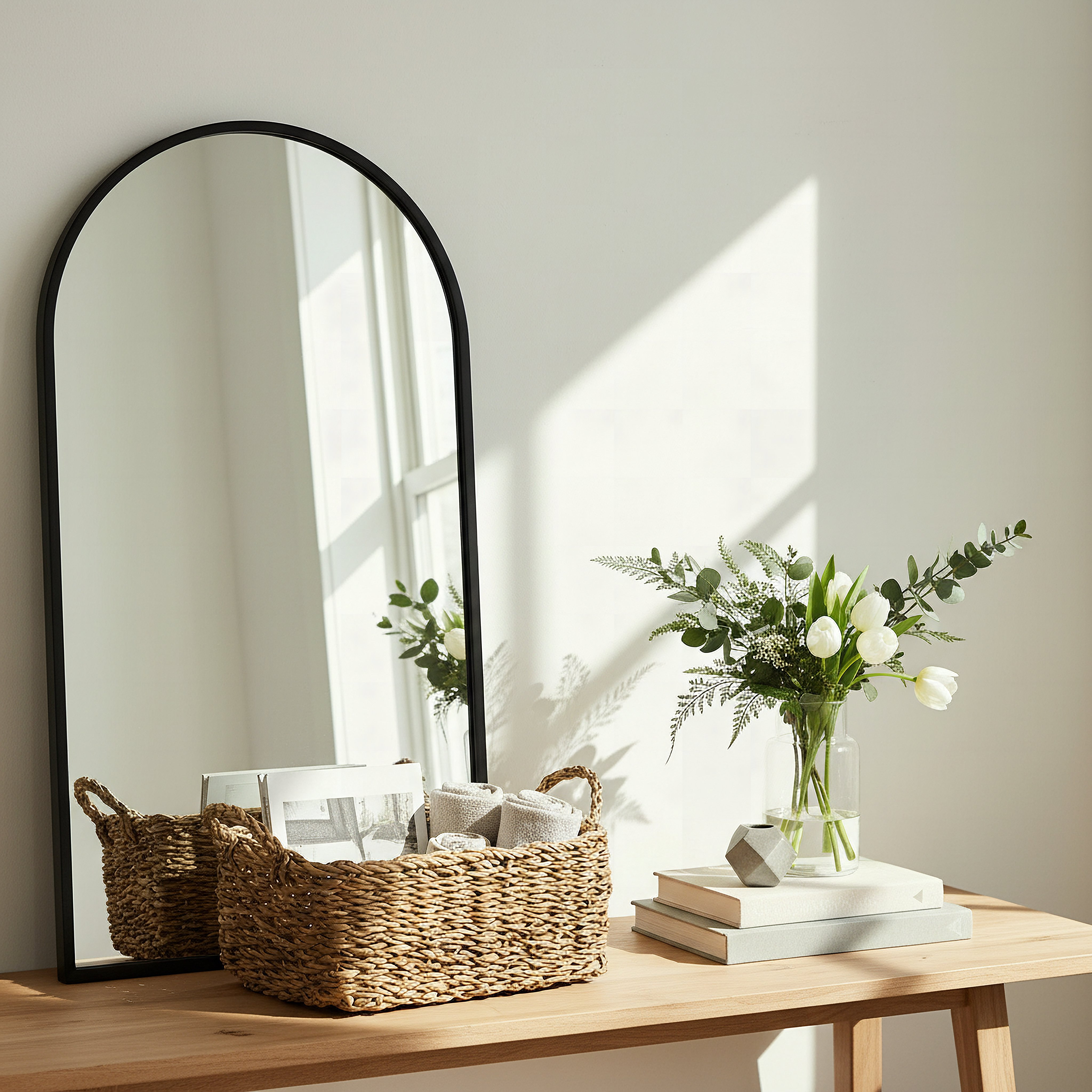 سلة تخزين مستطيلة من ناتشورالوم - 28x20x10 سم-hbxbedroom-bedroomaccessories-bedroomstorage-image-9