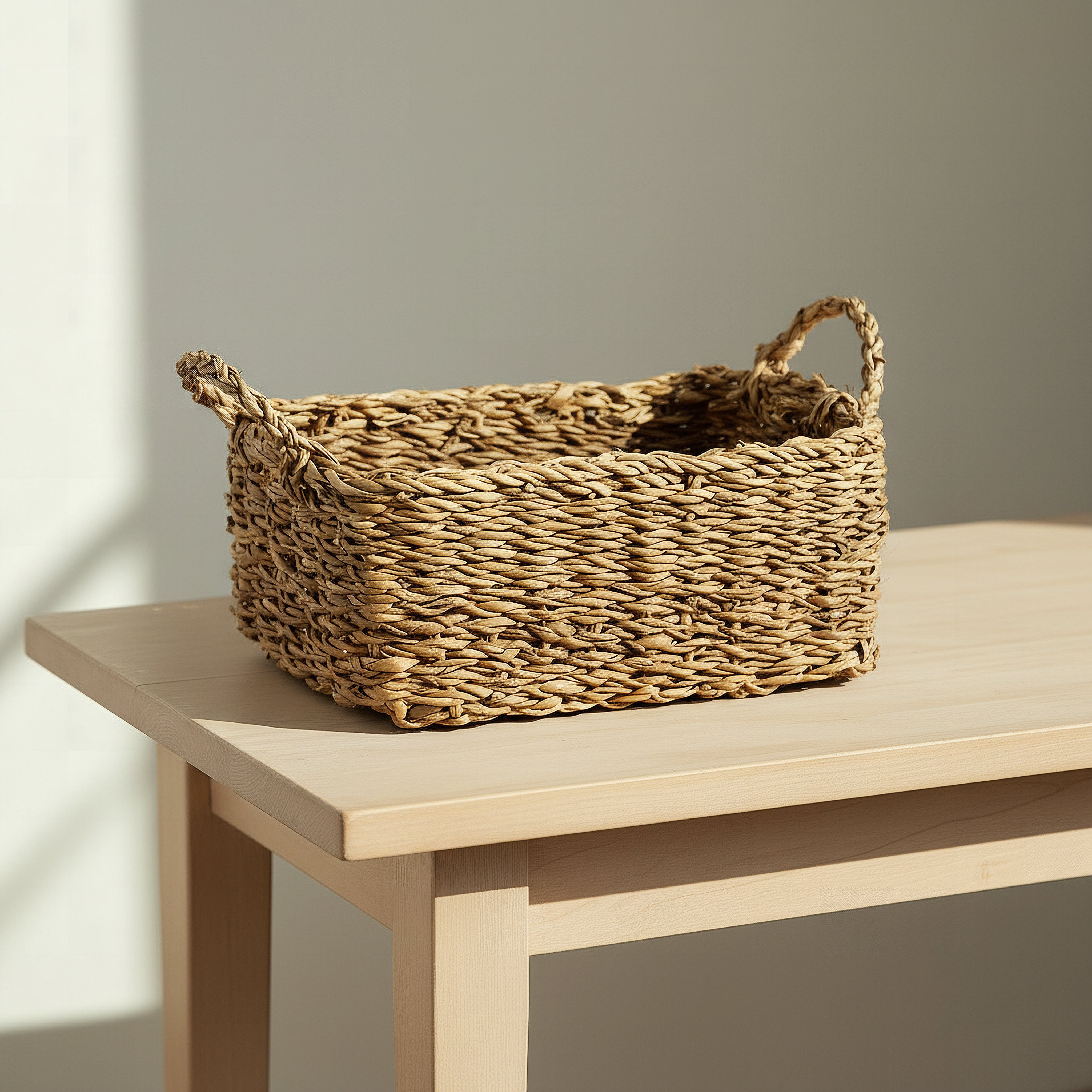سلة تخزين مستطيلة من ناتشورالوم - 28x20x10 سم-hbxbedroom-bedroomaccessories-bedroomstorage-image-6