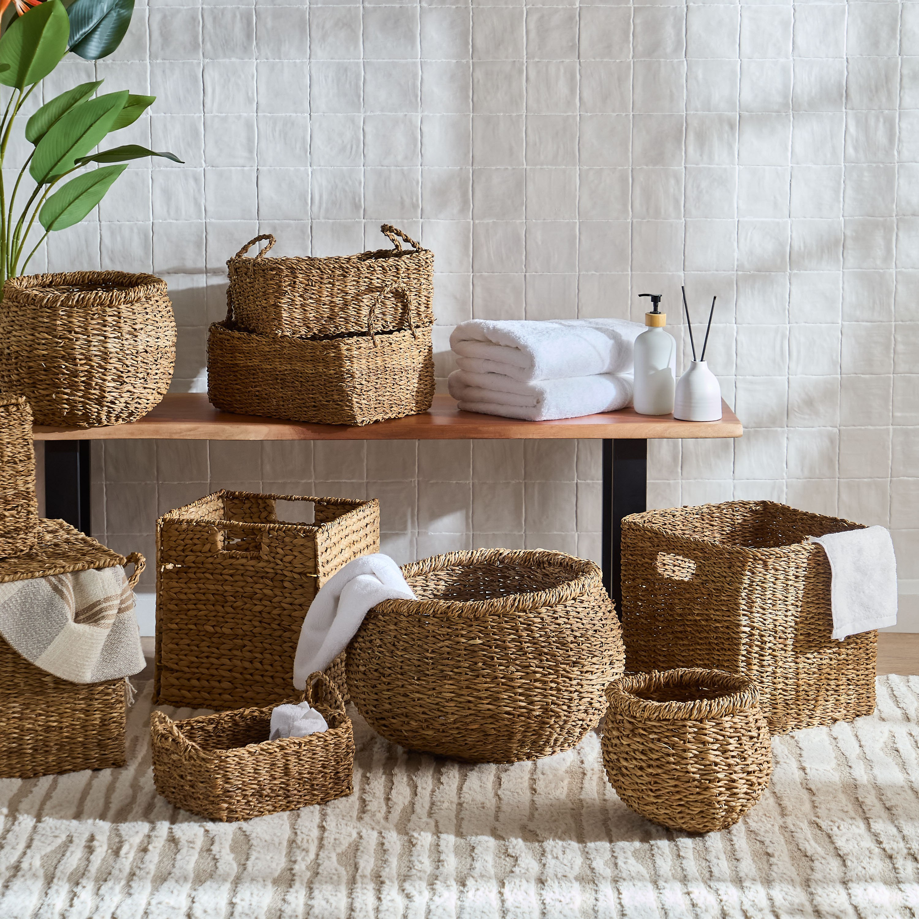 سلة تخزين متعددة الاستخدامات من ناتشورالوم - 37x30 سم-hbxbedroom-bedroomaccessories-bedroomstorage-image-9