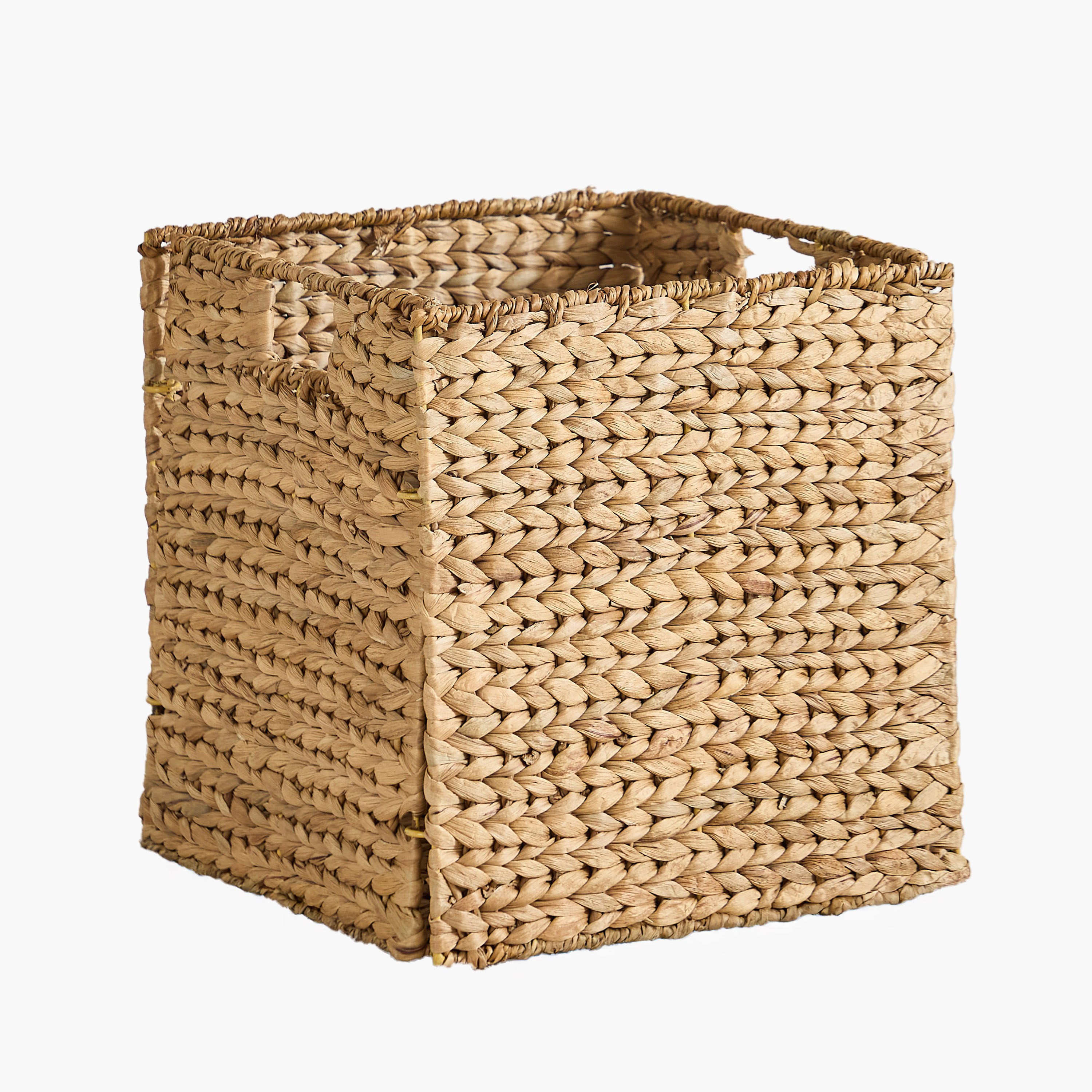 Natura Water Hyacinth Cube Box - 33x32x32 cm-hbxbedroom-bedroomaccessories-bedroomstorage-image-10