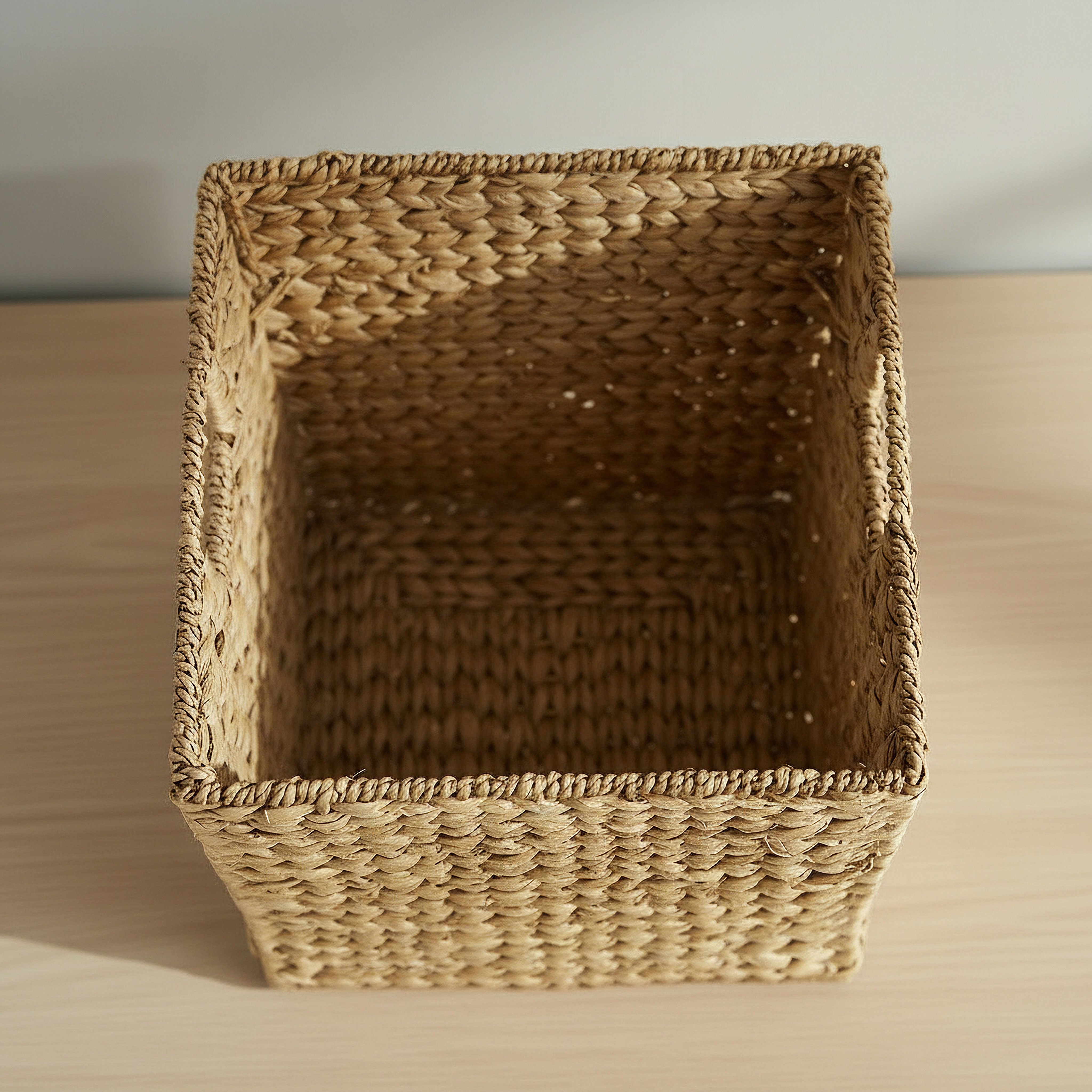 Natura Water Hyacinth Cube Box - 33x32x32 cm-hbxbedroom-bedroomaccessories-bedroomstorage-image-2