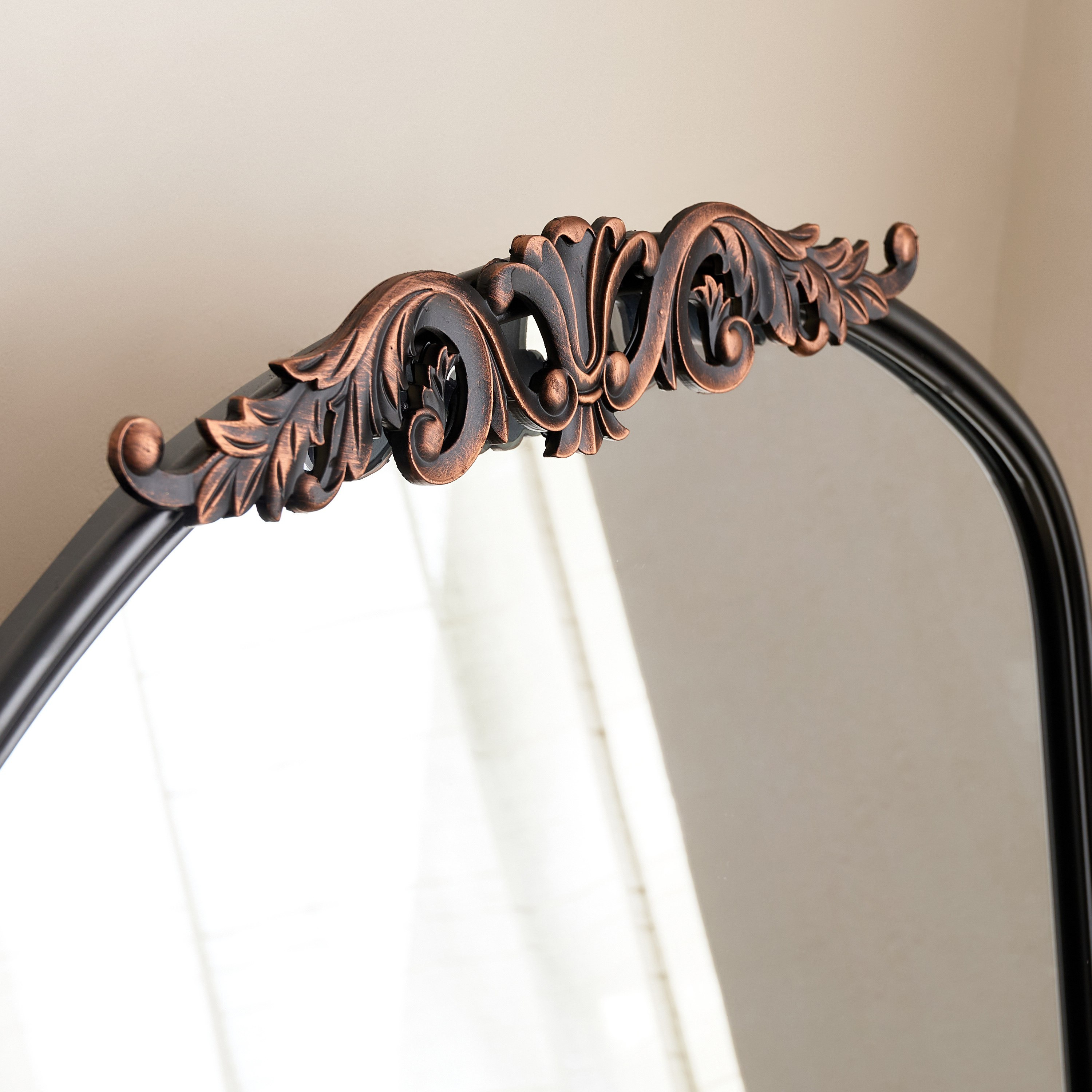 Aayra Luxe Ornate Metal Stand Mirror - 72.5x45x181 cm-hbxhomeware-hbxdecorandfurnishings-image-7