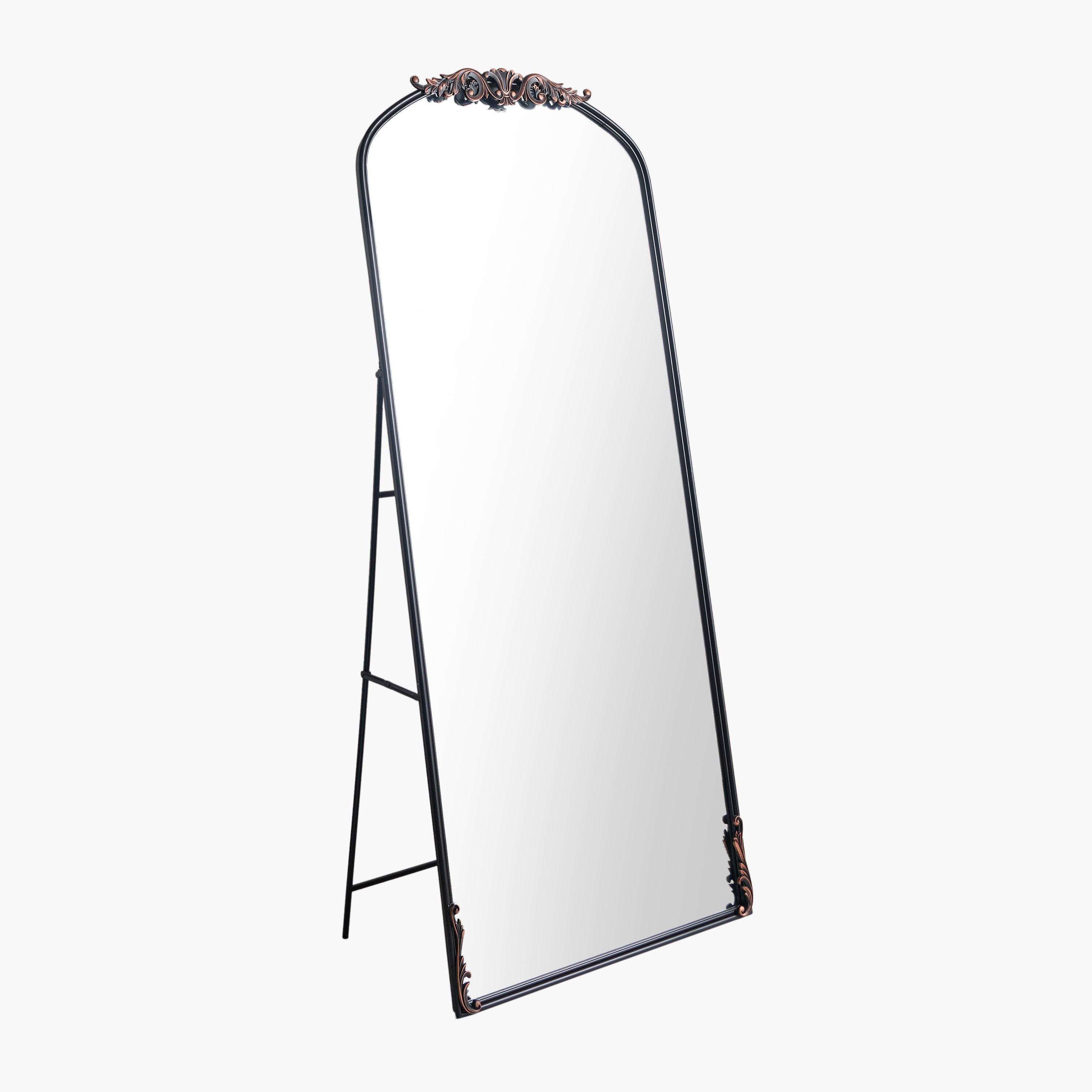 Aayra Luxe Ornate Metal Stand Mirror - 72.5x45x181 cm-hbxhomeware-hbxdecorandfurnishings-image-10