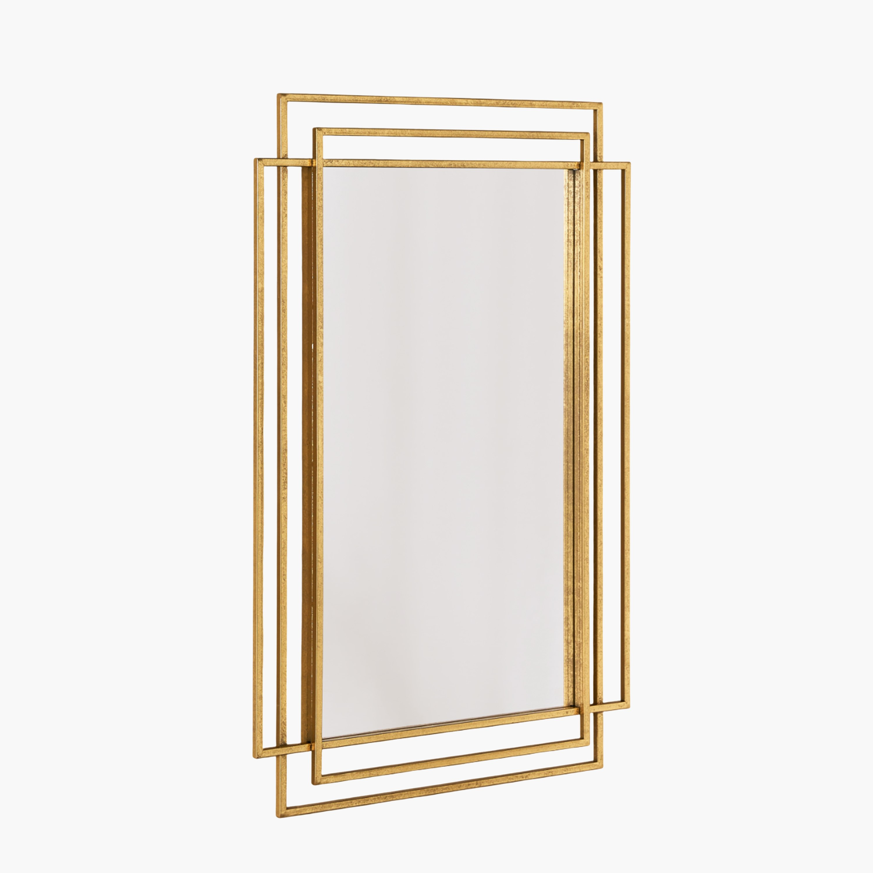 Aayra Luxe Metal Wall Mirror - 60x3.5x90 cm-hbxhomeware-hbxdecorandfurnishings-image-5