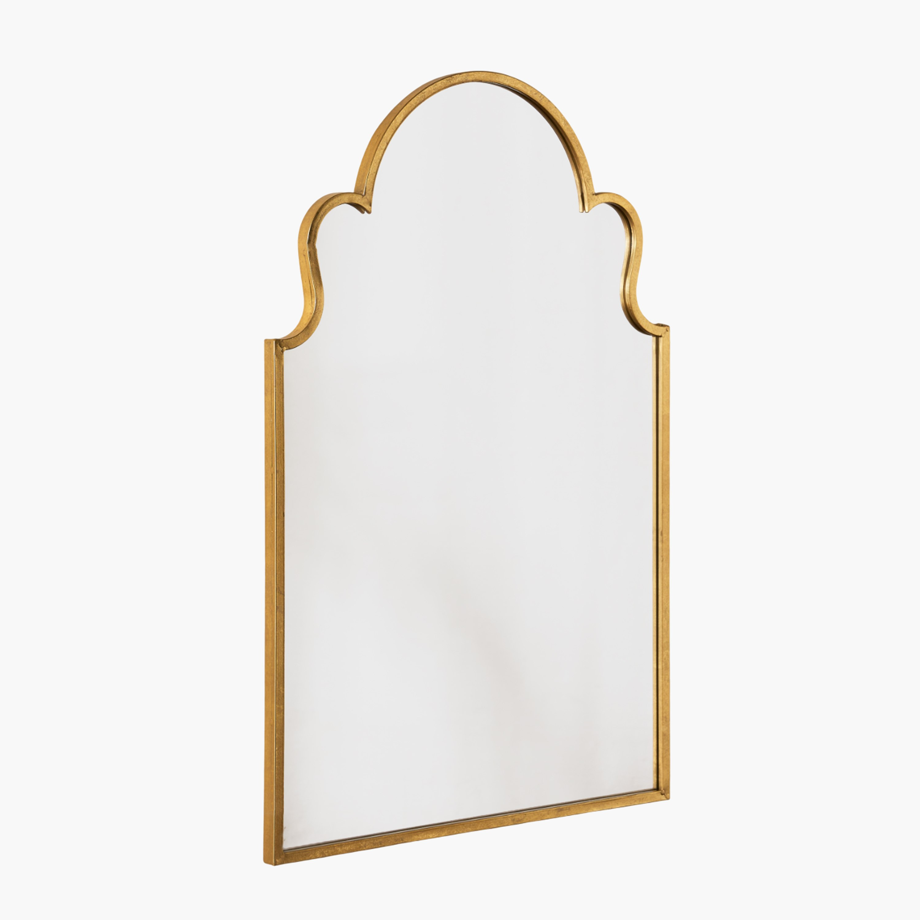 Aayra Luxe Metal Arched Wall Mirror - 58x2.5x90 cm-hbxhomeware-hbxdecorandfurnishings-image-5
