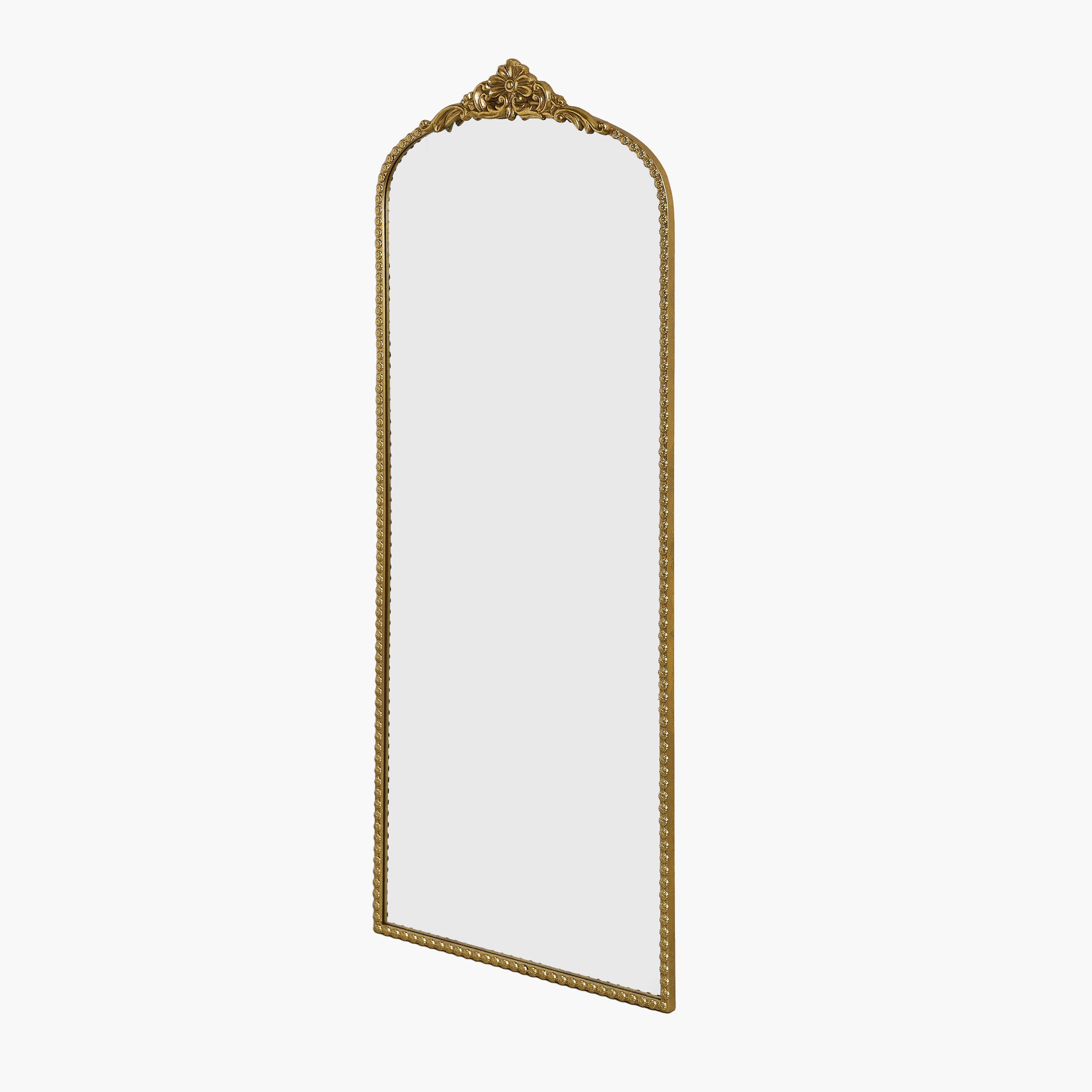 Aayra Luxe Metal Ornate Wall Mirror - 59x4x148 cm-hbxhomeware-hbxdecorandfurnishings-image-5