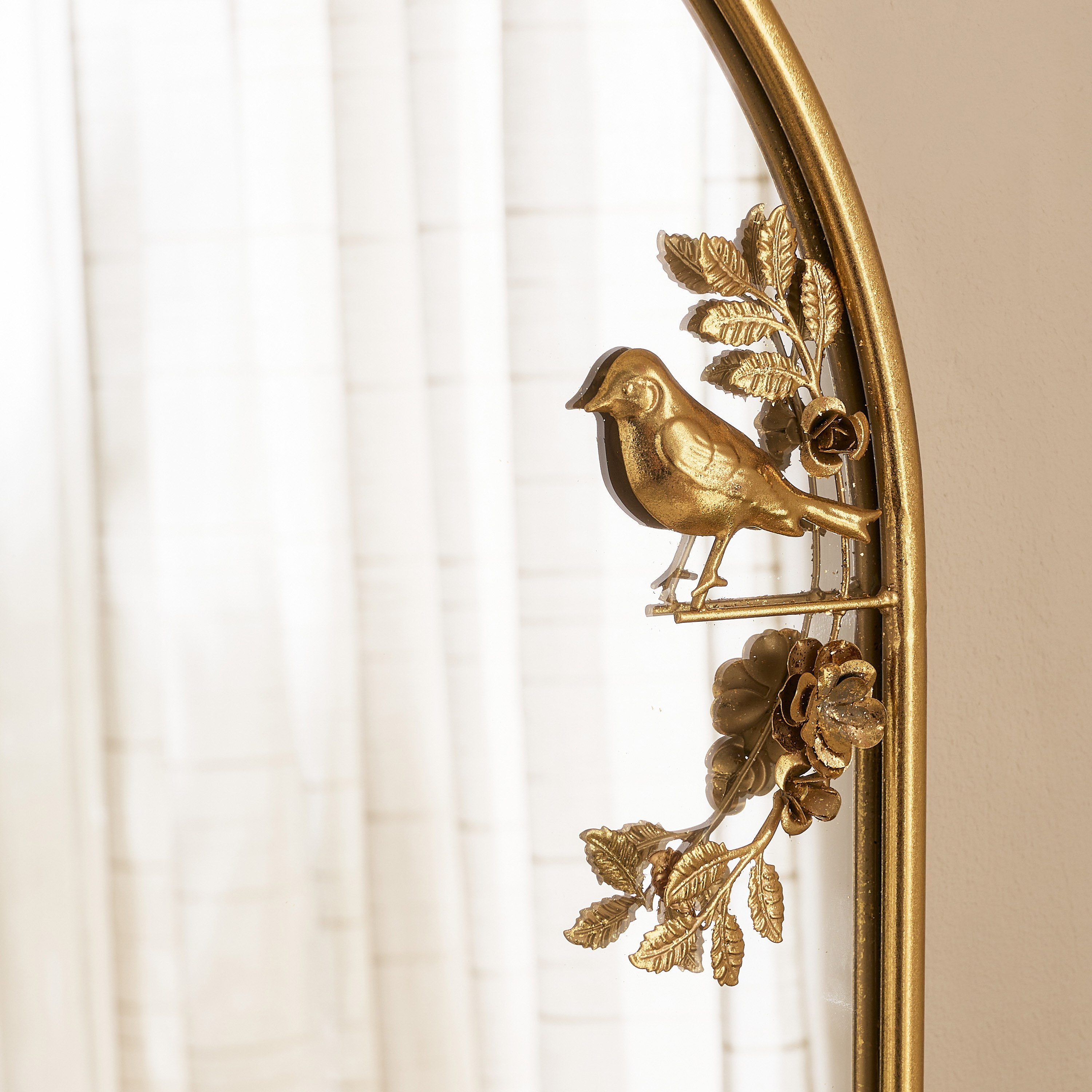 Aayra Luxe Metal Floor Mirror - 58x4x170 cm-hbxhomeware-hbxdecorandfurnishings-image-2