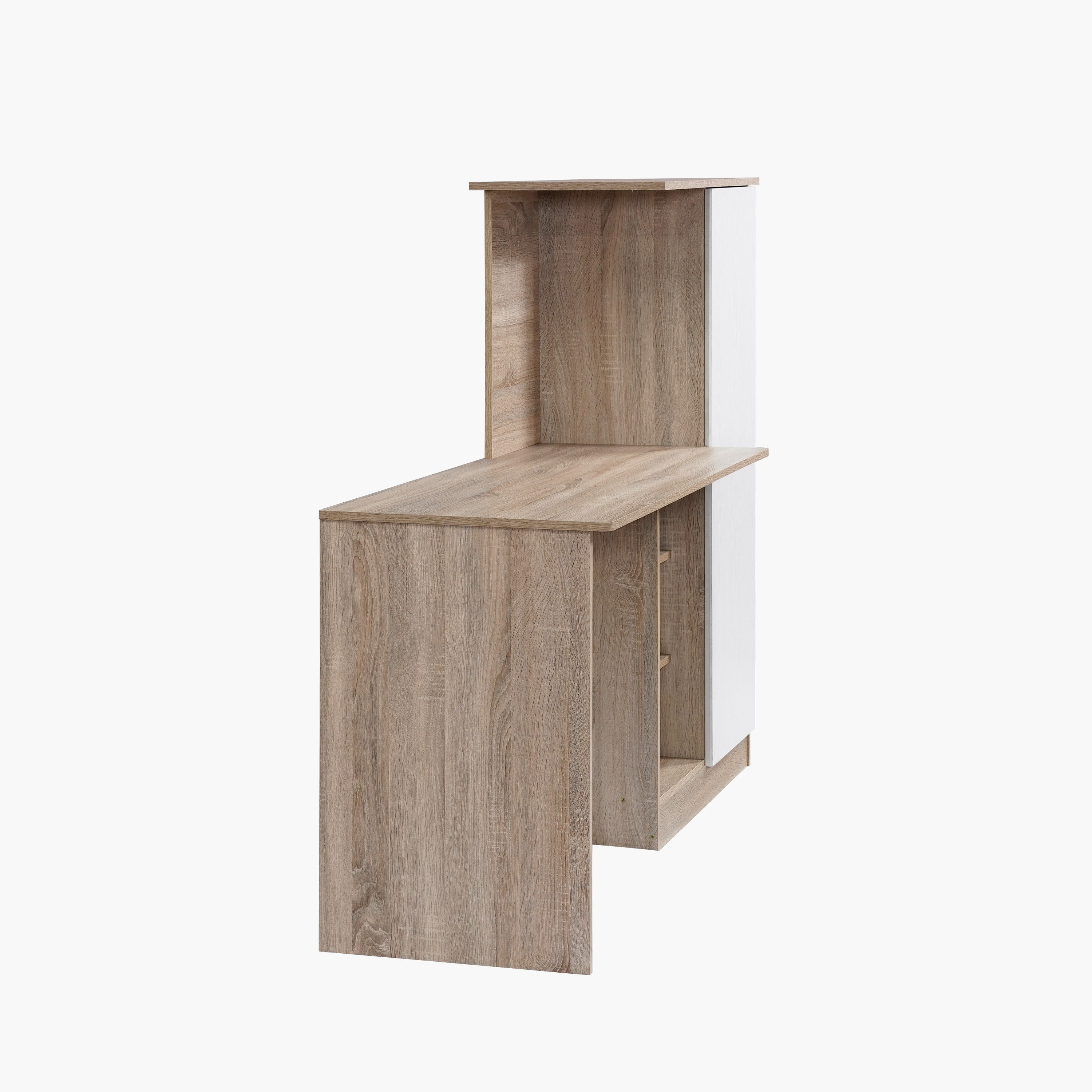 Alford Islet 1-Door Study Desk with Open Bookcase-hbxfurniture-office-desks-image-5