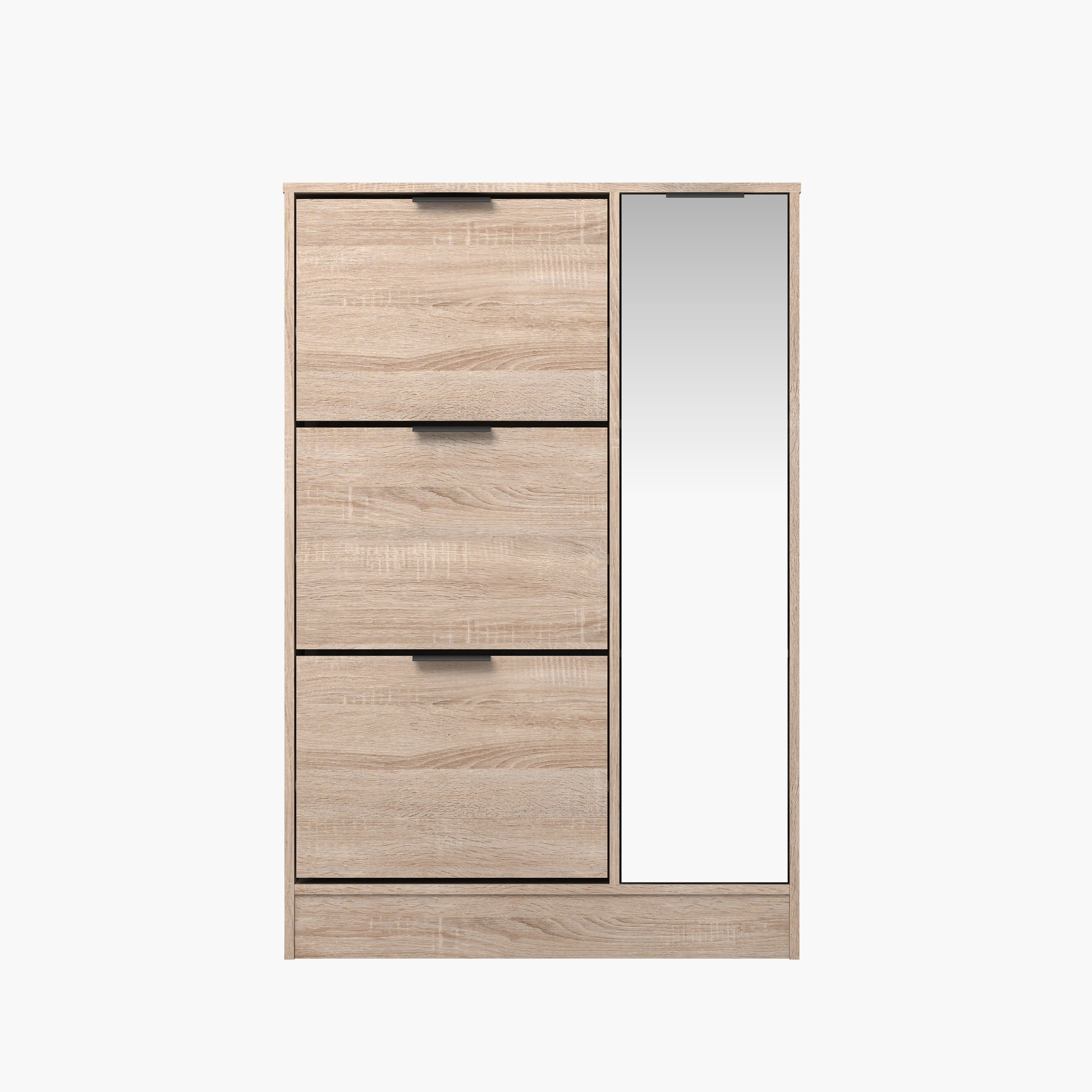 خزانة أحذية بـ 3 طوابق وباب واحد ومرآة لـ 18 زوج من مالمو-hbxbedroom-shoecabinetsandracks-image-5