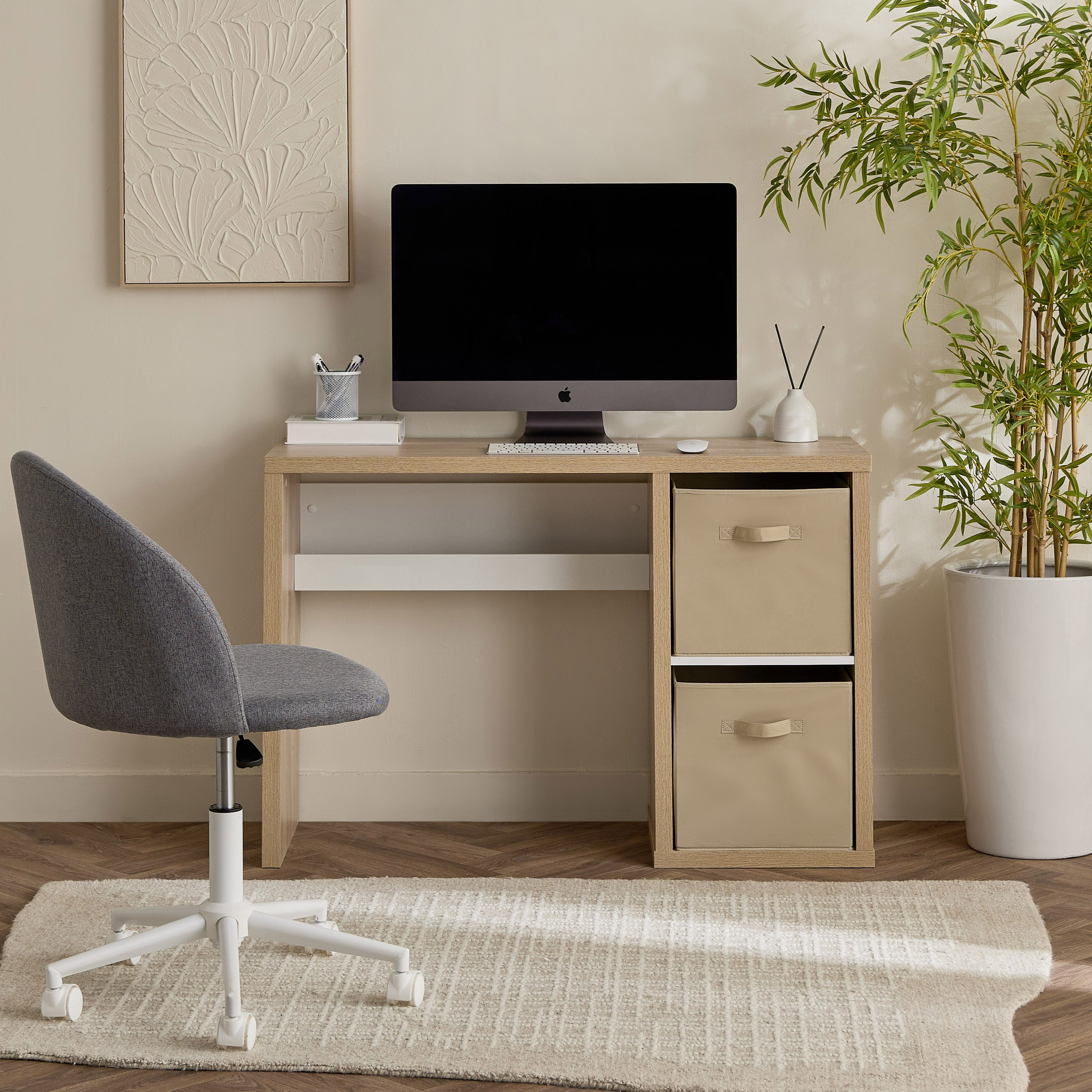 Alford Islet Compact Study Desk with Open Shelf-hbxfurniture-office-desks-image-6