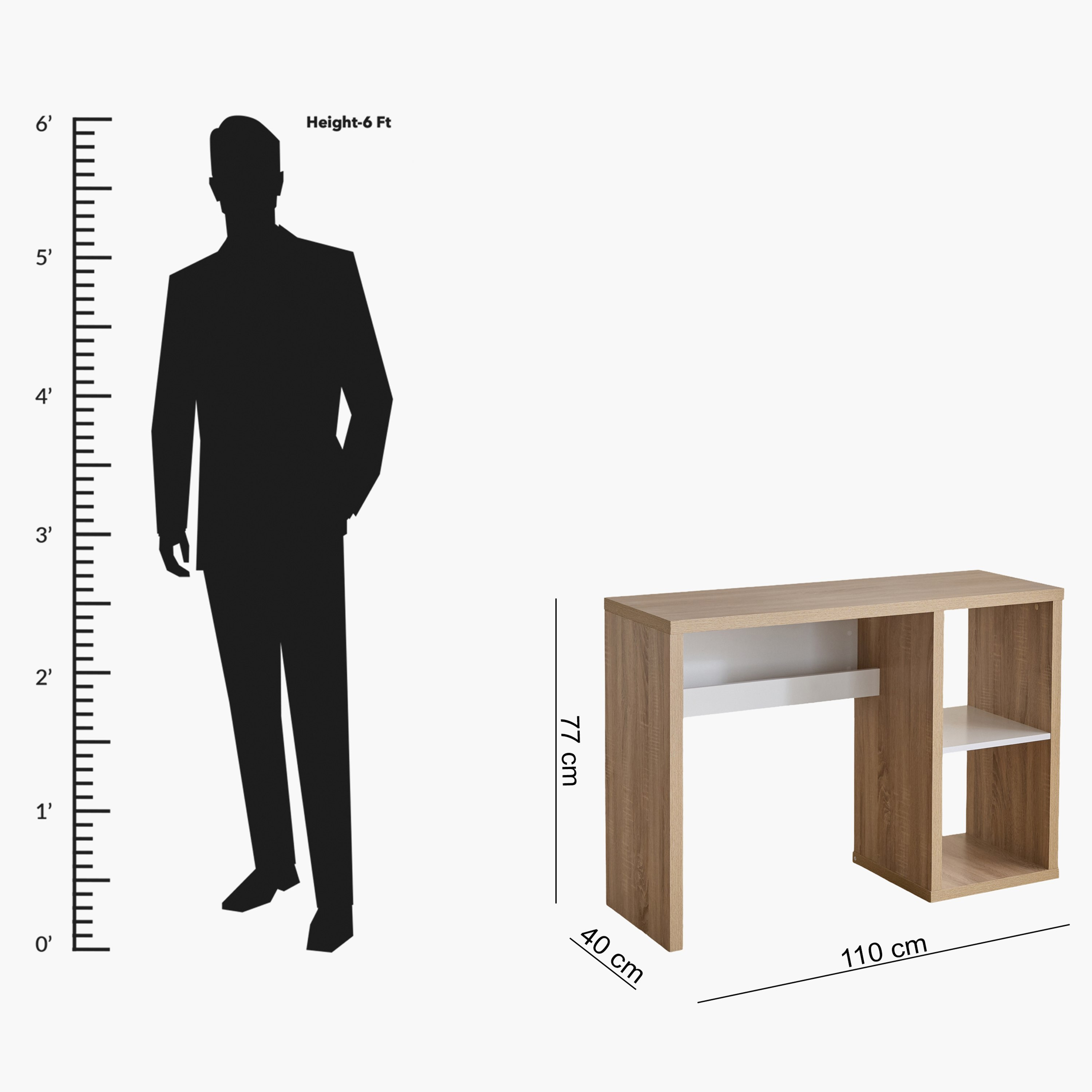 Alford Islet Compact Study Desk with Open Shelf-hbxfurniture-office-desks-image-8