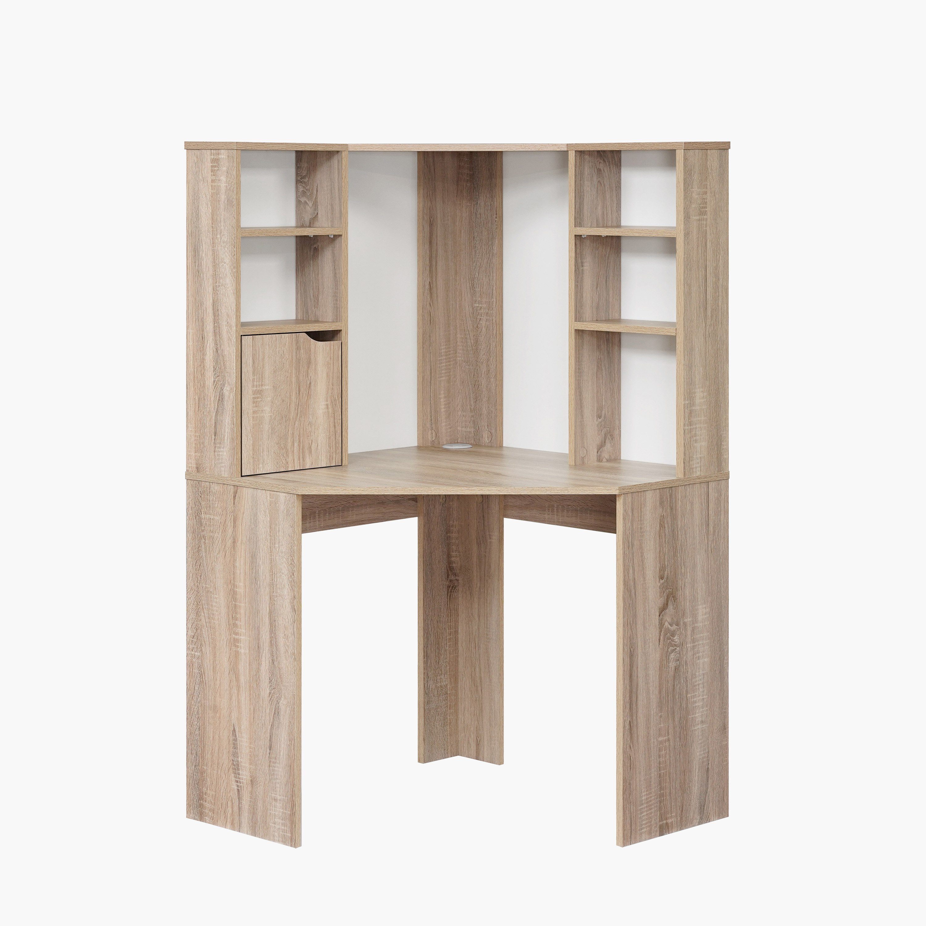Alford Patara Compact Corner Study Desk with Hutch-hbxfurniture-office-desks-image-2