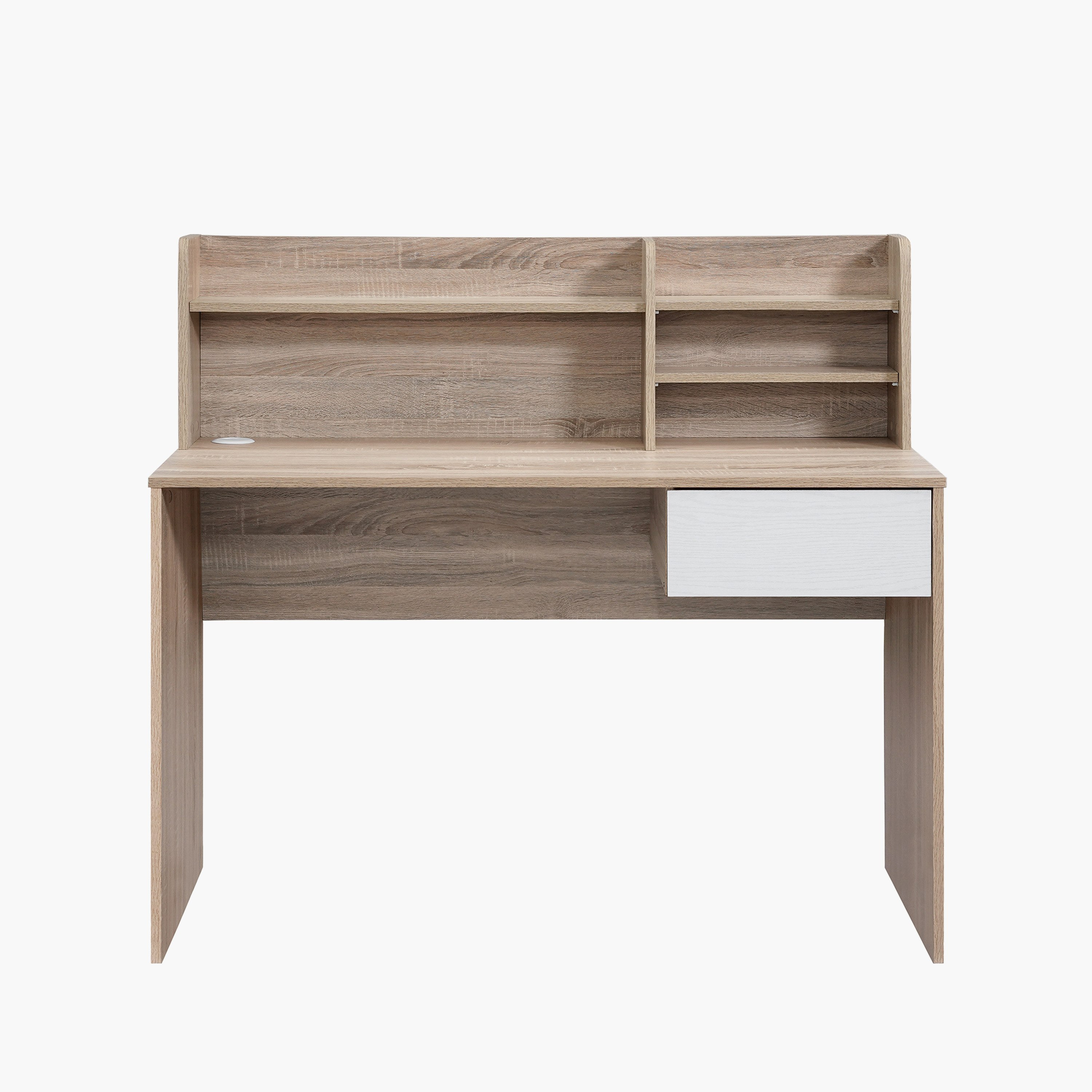 Alford Luxor 1-Drawer Study Desk with Hutch-hbxfurniture-office-desks-image-2