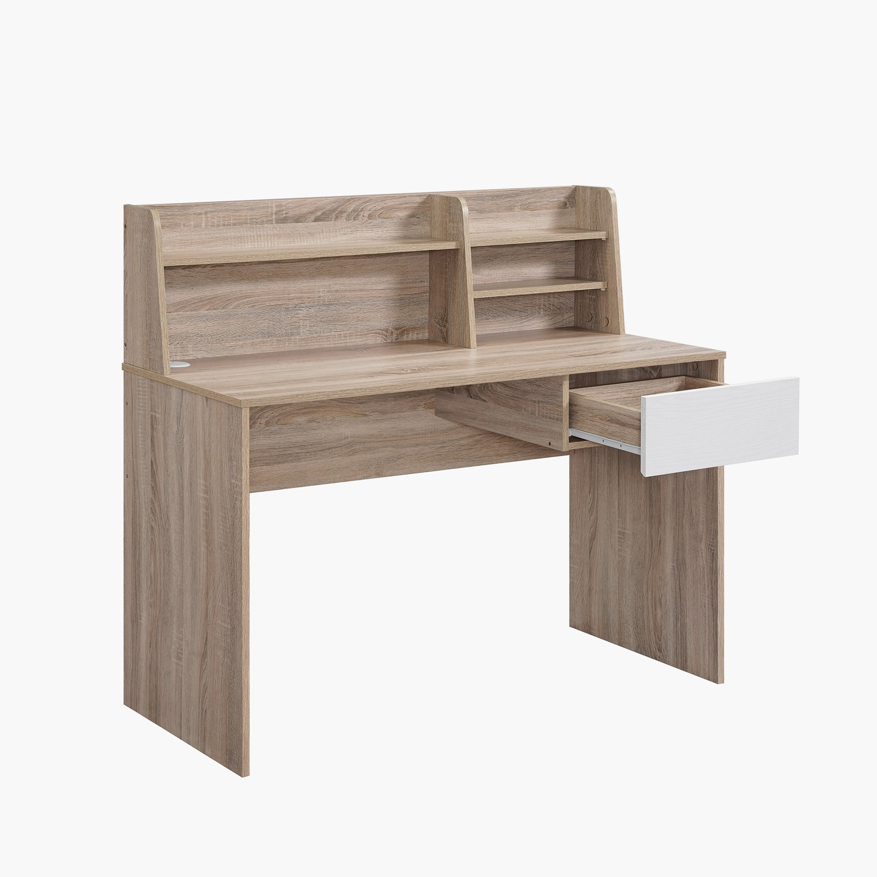 Alford Luxor 1-Drawer Study Desk with Hutch-hbxfurniture-office-desks-image-4