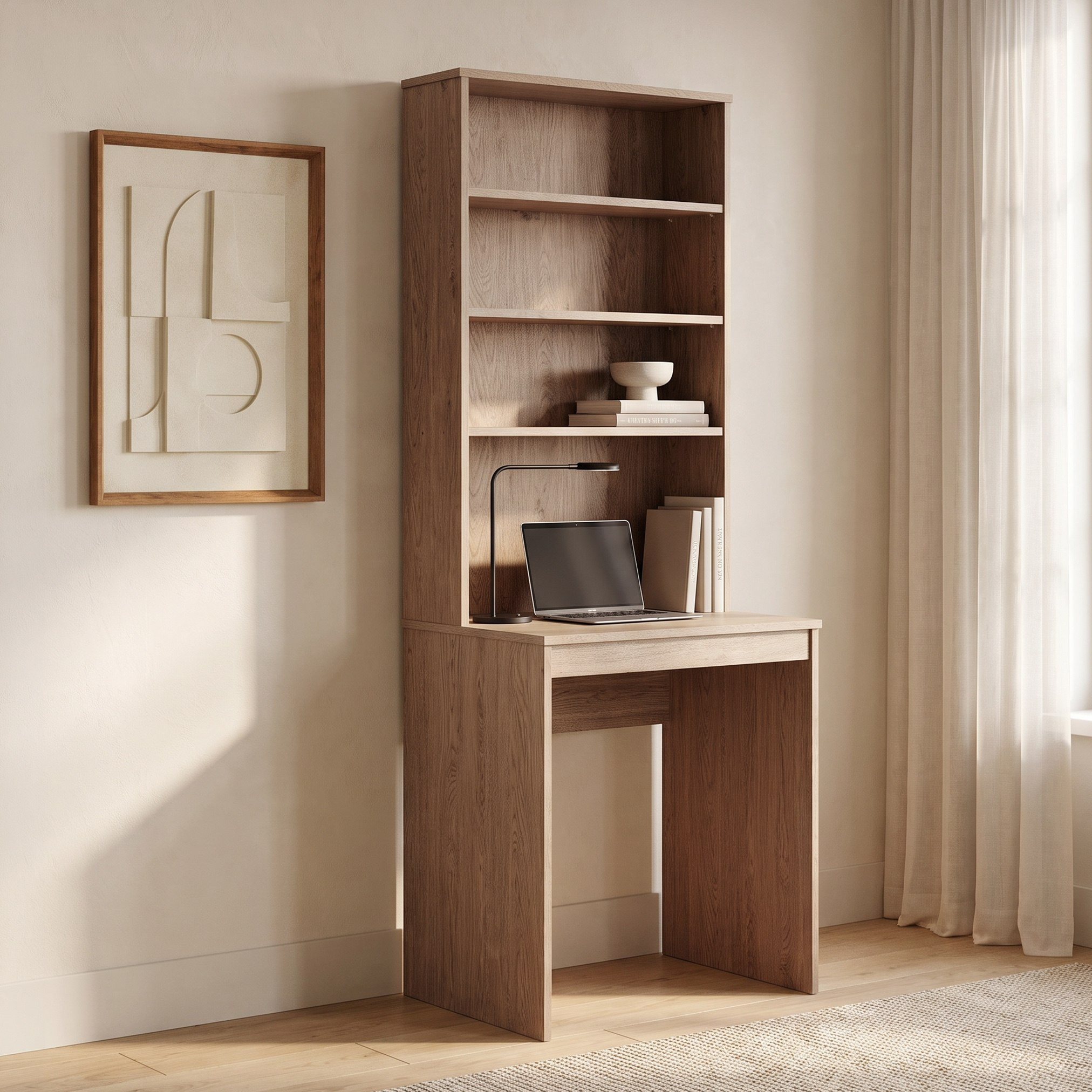 مكتب دراسة مع مساحة تخزين طويلة من جاز أجاتا-hbxfurniture-office-desks-image-1
