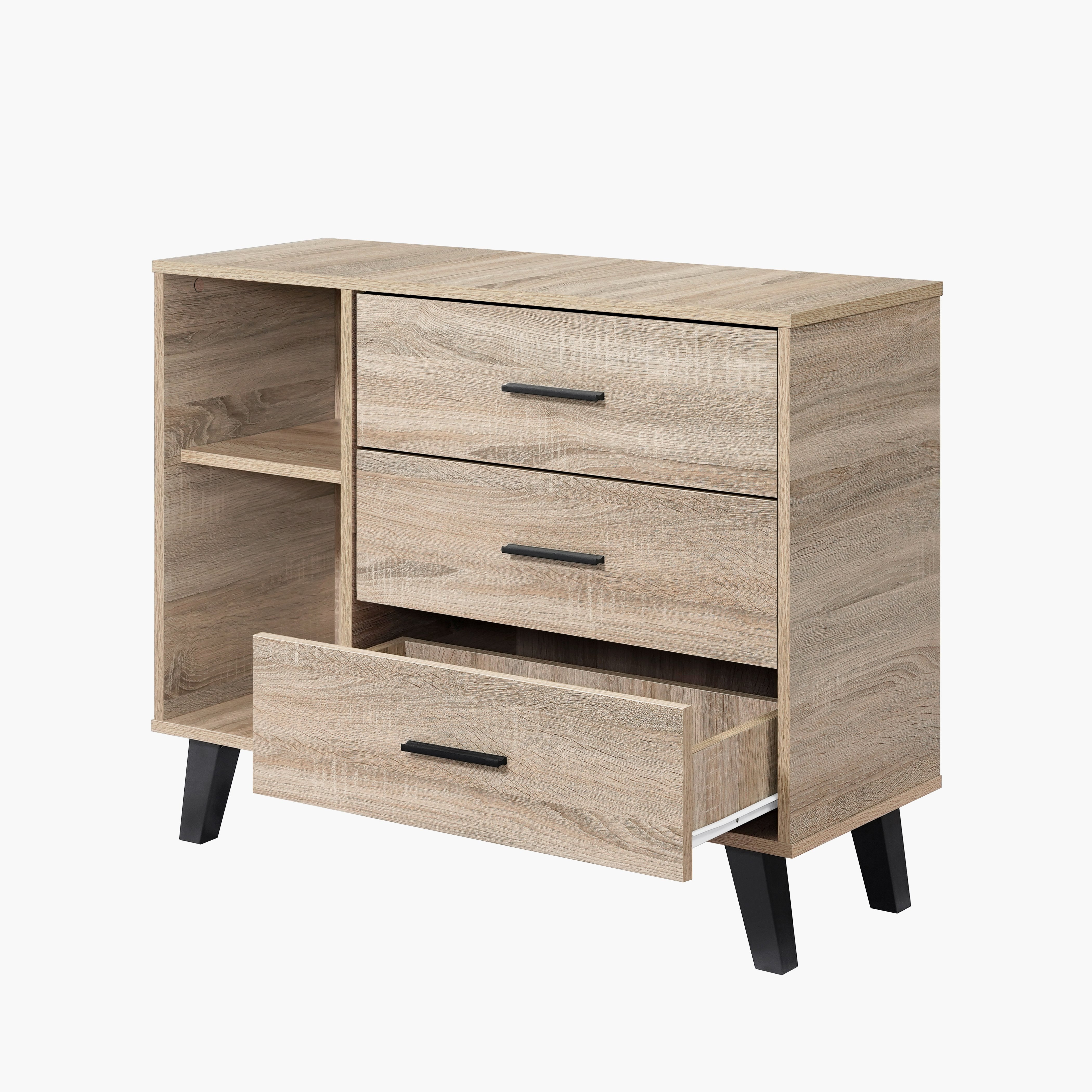 Movo Edmond Willy High TV Stand with 3 Drawer for TVs Upto 40 inches-hbxlivingroom-mediaunitsandstorage-tvunits-image-4