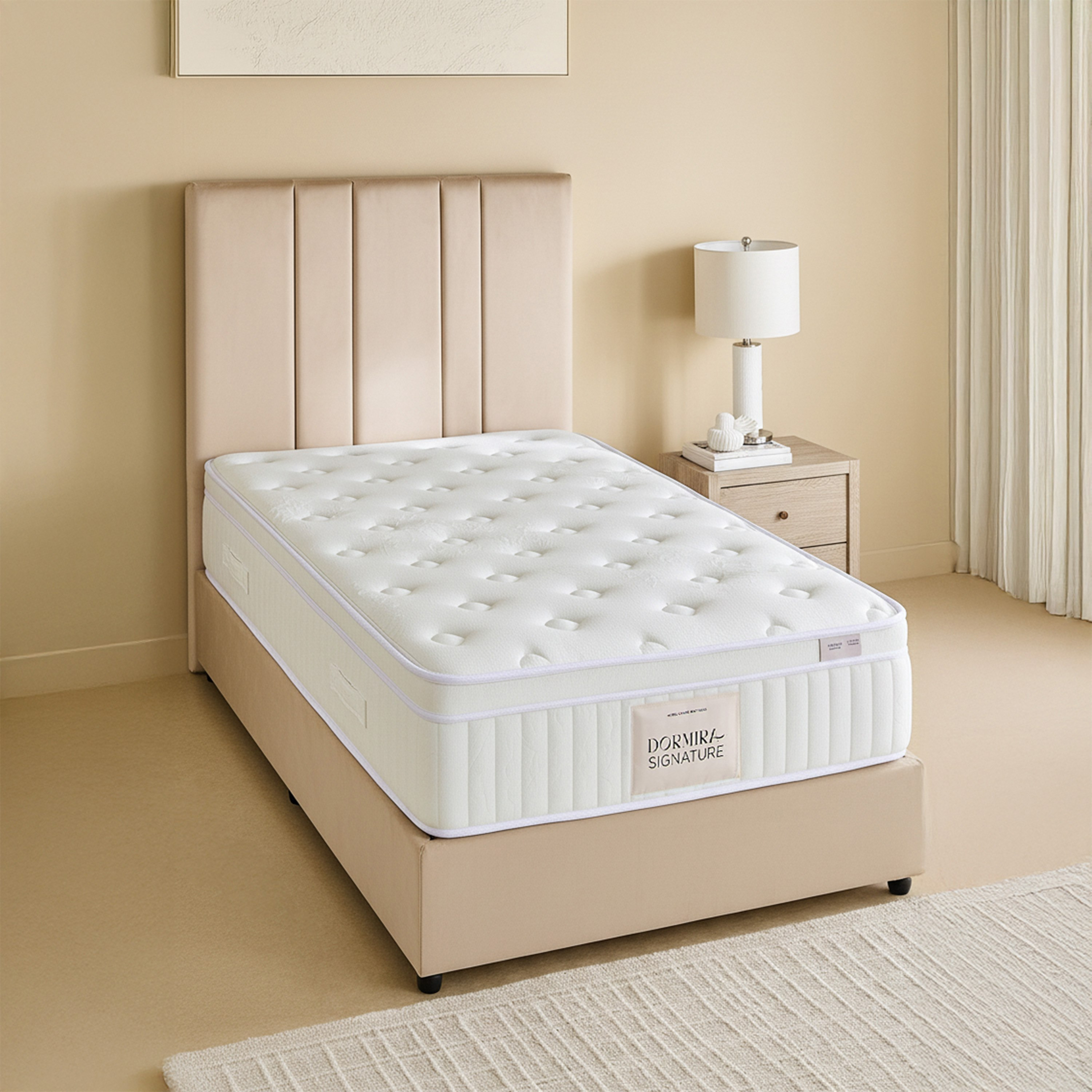 i-Dormira Signature Hotel Collection HR Foam Medium Firm Pocket Spring Mattress - 120x200x28cm-hbxfurniture-mattresses-twin-image-2