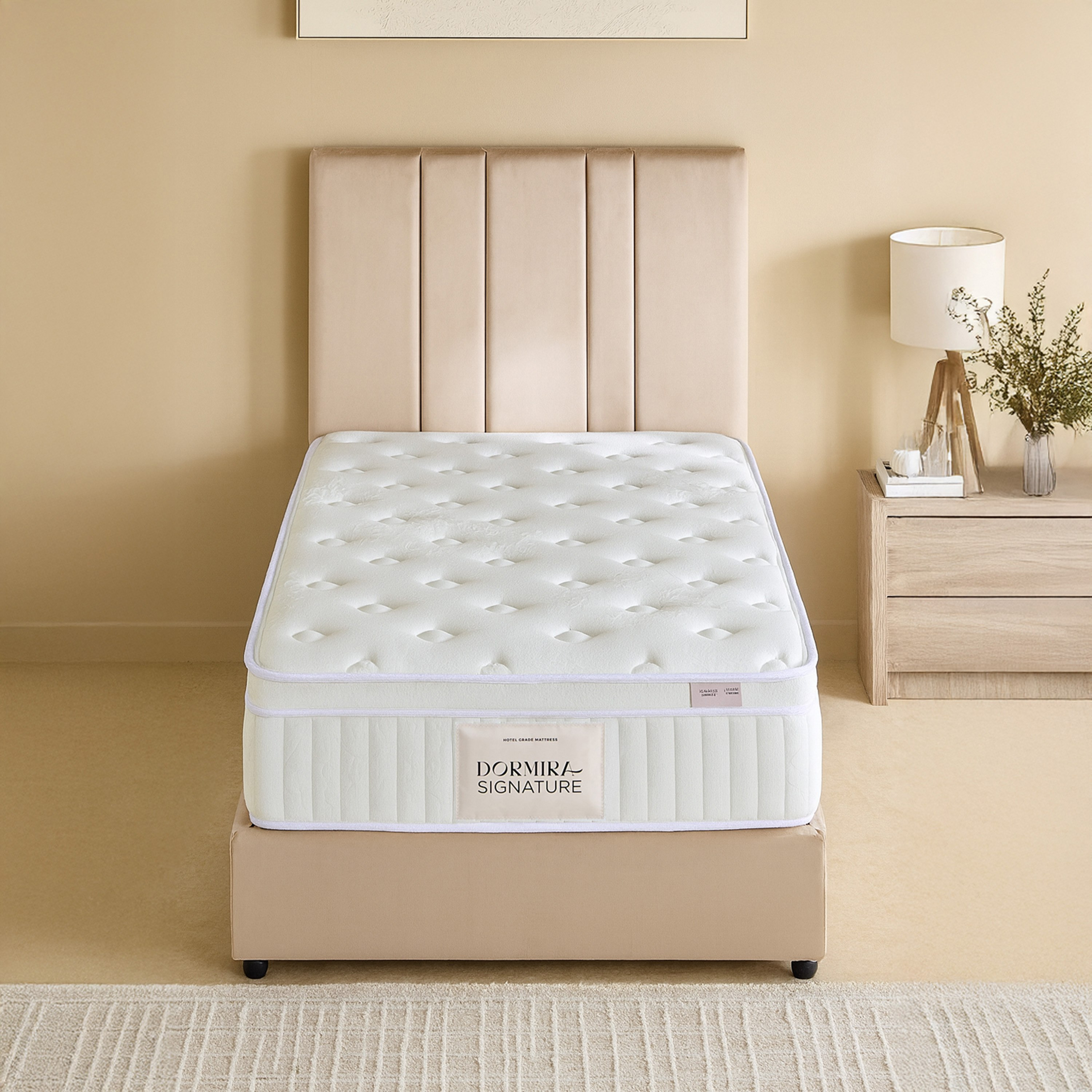 i-Dormira Signature Hotel Collection HR Foam Medium Firm Pocket Spring Mattress - 120x200x28cm-hbxfurniture-mattresses-twin-image-3