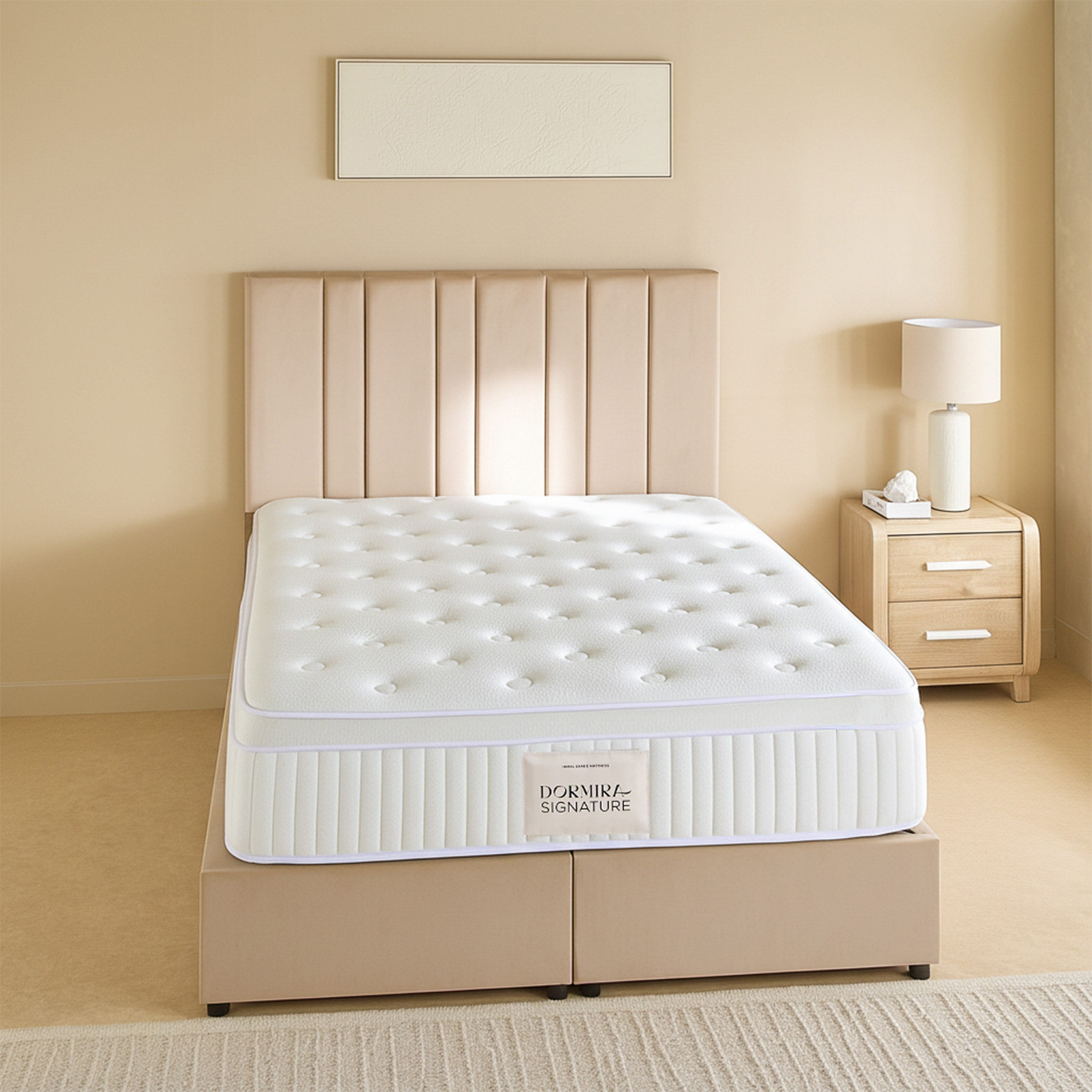 i-Dormira Signature Hotel Collection HR Foam Medium Firm Pocket Spring Mattress - 160x200x28cm-hbxbedroom-mattresses-queen-image-3