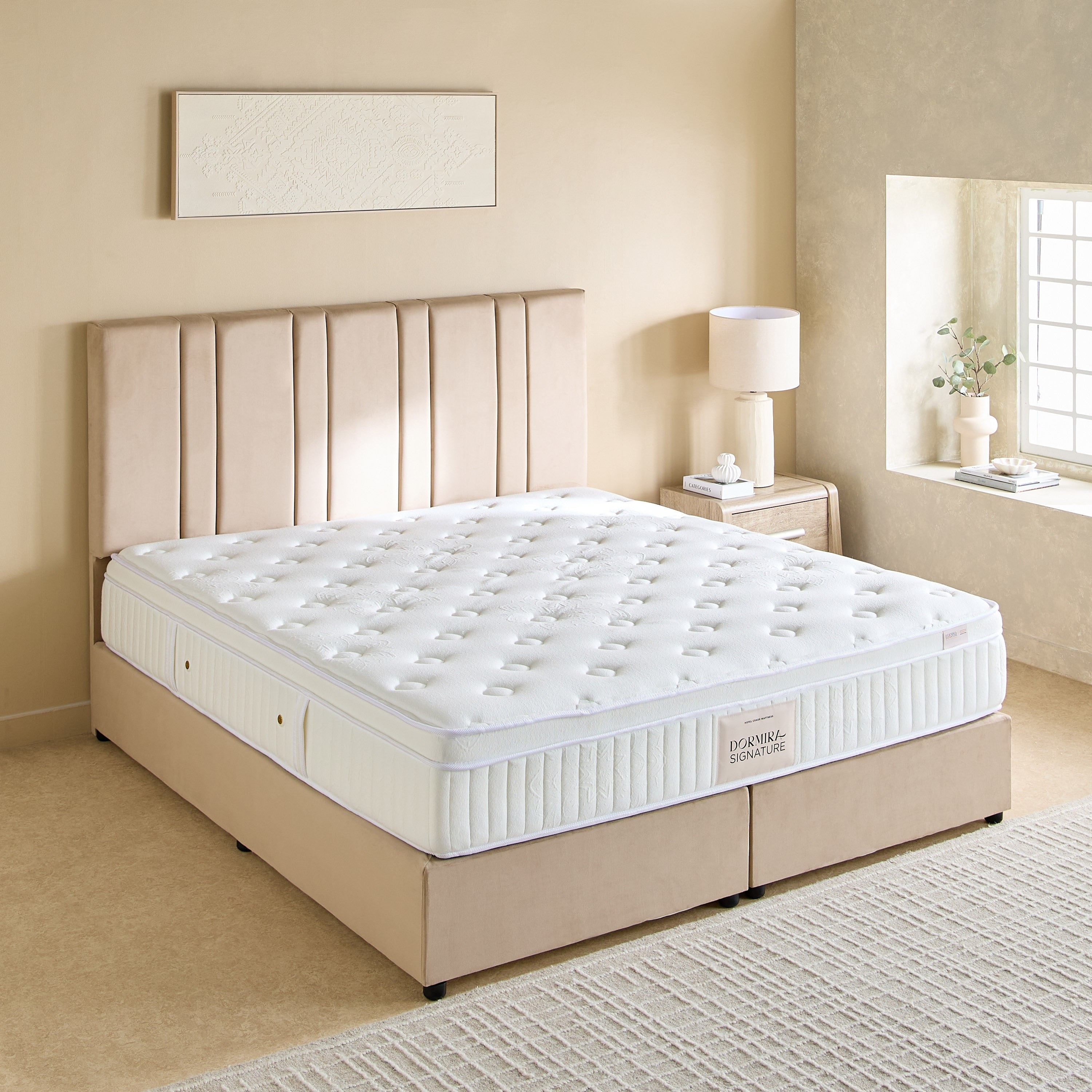 i-Dormira Signature Hotel Collection HR Foam Medium Firm Pocket Spring Mattress - 180x200x28cm-hbxfurniture-mattresses-king-image-3