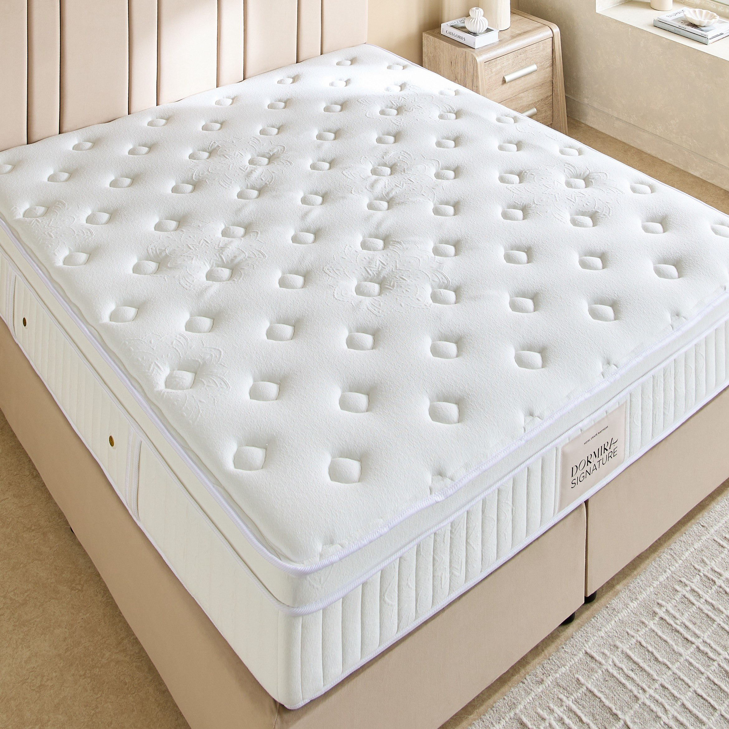 i-Dormira Signature Hotel Collection HR Foam Medium Firm Pocket Spring Mattress - 180x200x28cm-hbxfurniture-mattresses-king-image-4