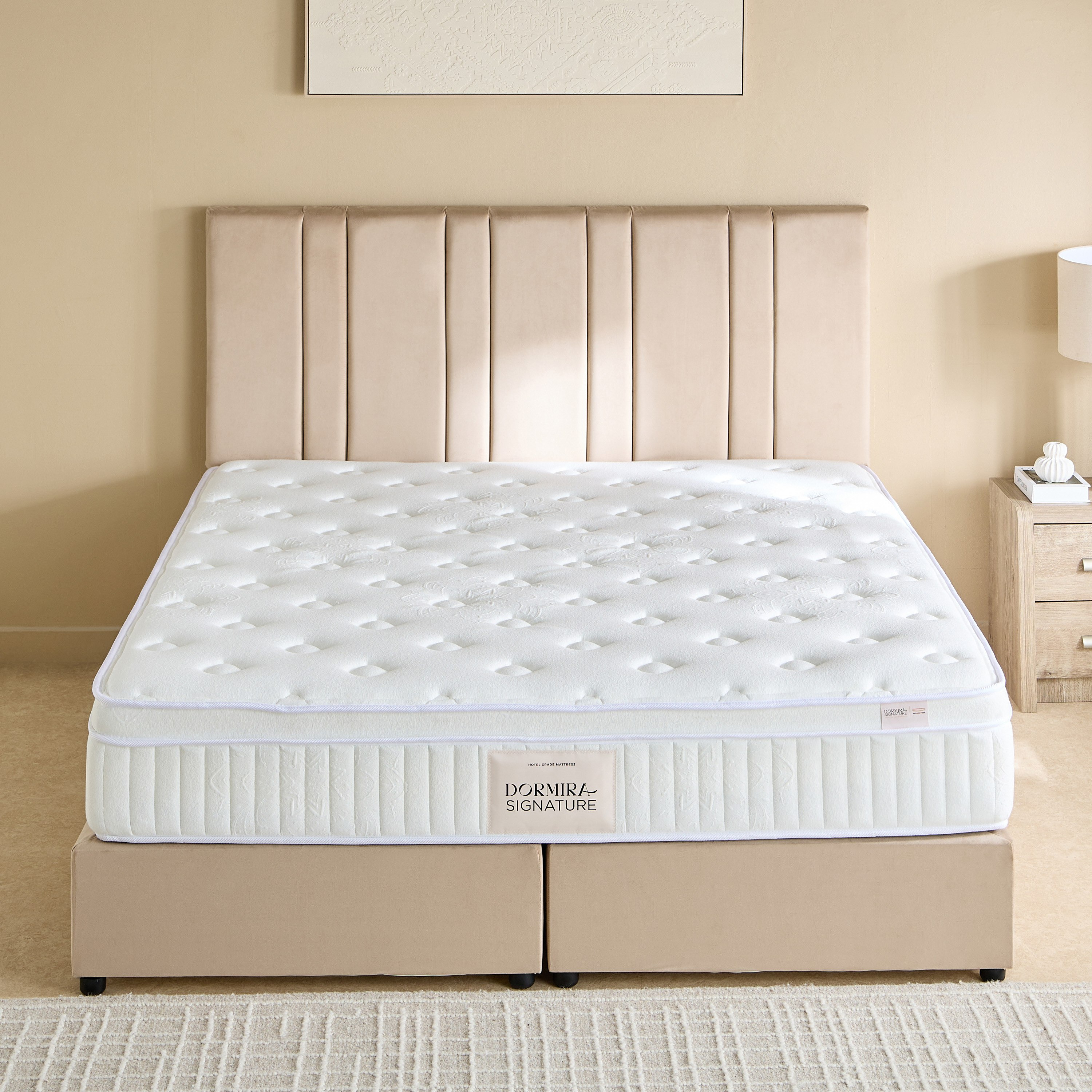 i-Dormira Signature Hotel Collection HR Foam Medium Firm Pocket Spring Mattress - 200x200x28cm-PROMO_HB_UAE_HBX10_250526-image-2