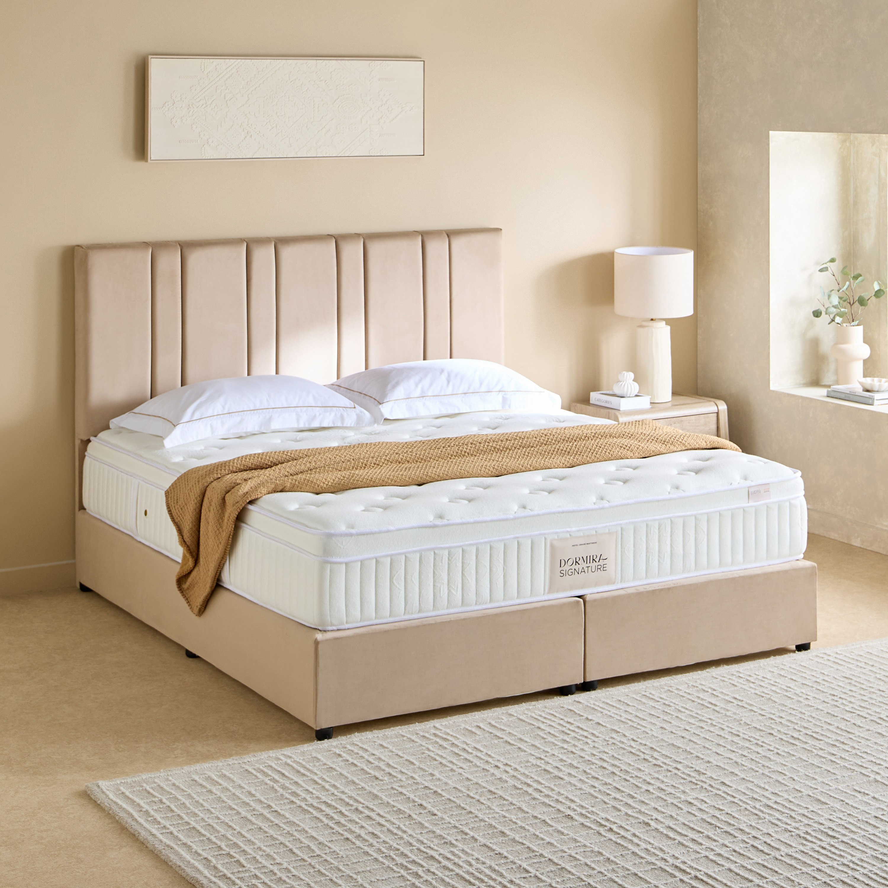 i-Dormira Signature Hotel Collection HR Foam Medium Firm Pocket Spring Mattress - 200x200x28cm-PROMO_HB_UAE_HBX10_250526-image-9