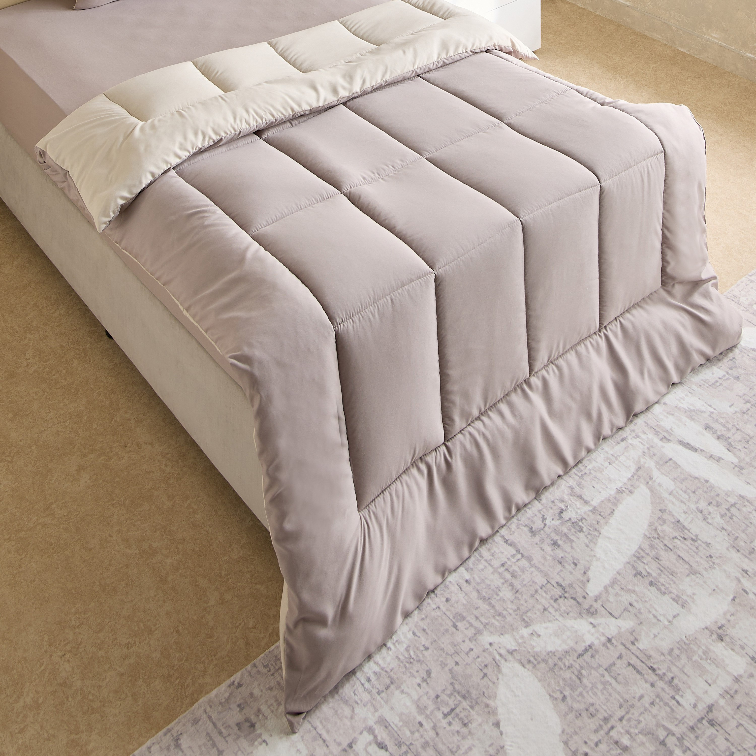 Luno Sleep Ease Hotel Collection 3-Piece Reversible Microfiber Single BIAB Comforter Set - 135x220 cm-hbxhomeware-hbxbedroom-image-4