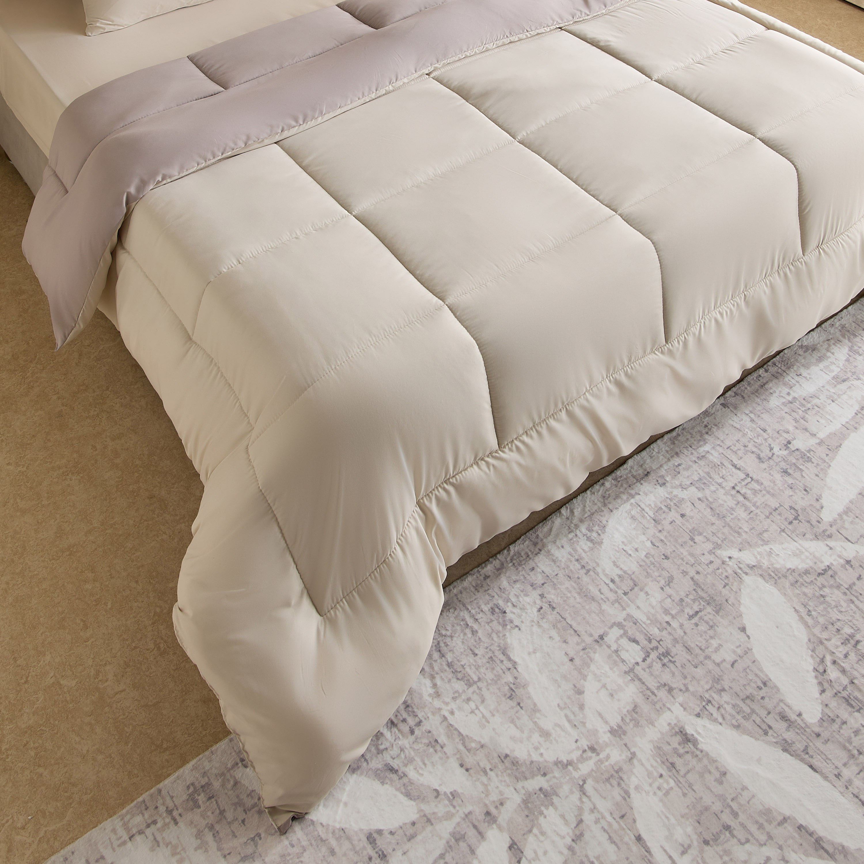 Luno Sleep Ease Hotel Collection 6-Piece Reversible Microfibre Queen BIAB Comforter Set - 200x230 cm-hbxhomeware-hbxbedroom-image-5