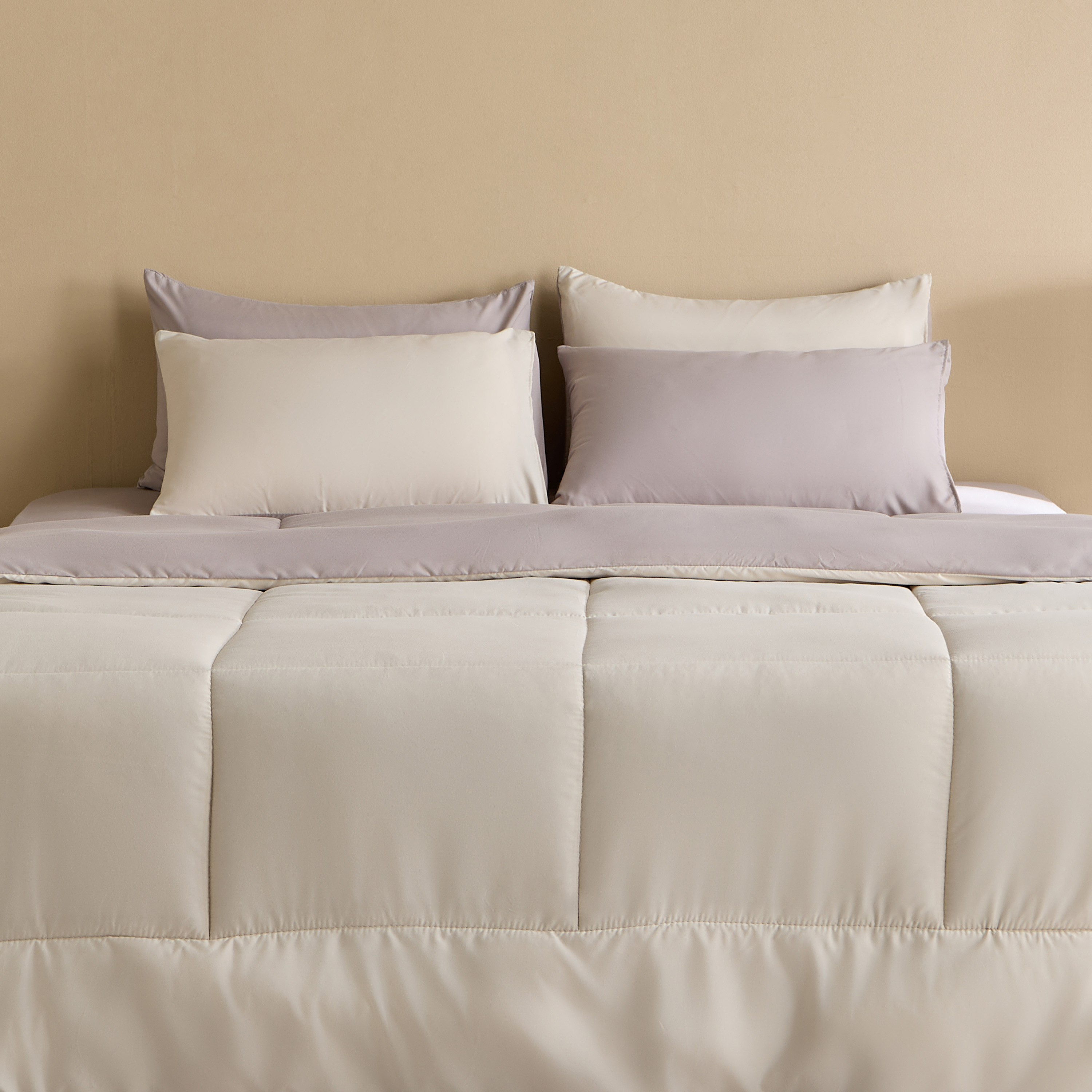 Luno Sleep Ease Hotel Collection 6-Piece Reversible Microfibre King BIAB Comforter Set - 220x240 cm-hbxhomeware-hbxbedroom-image-3