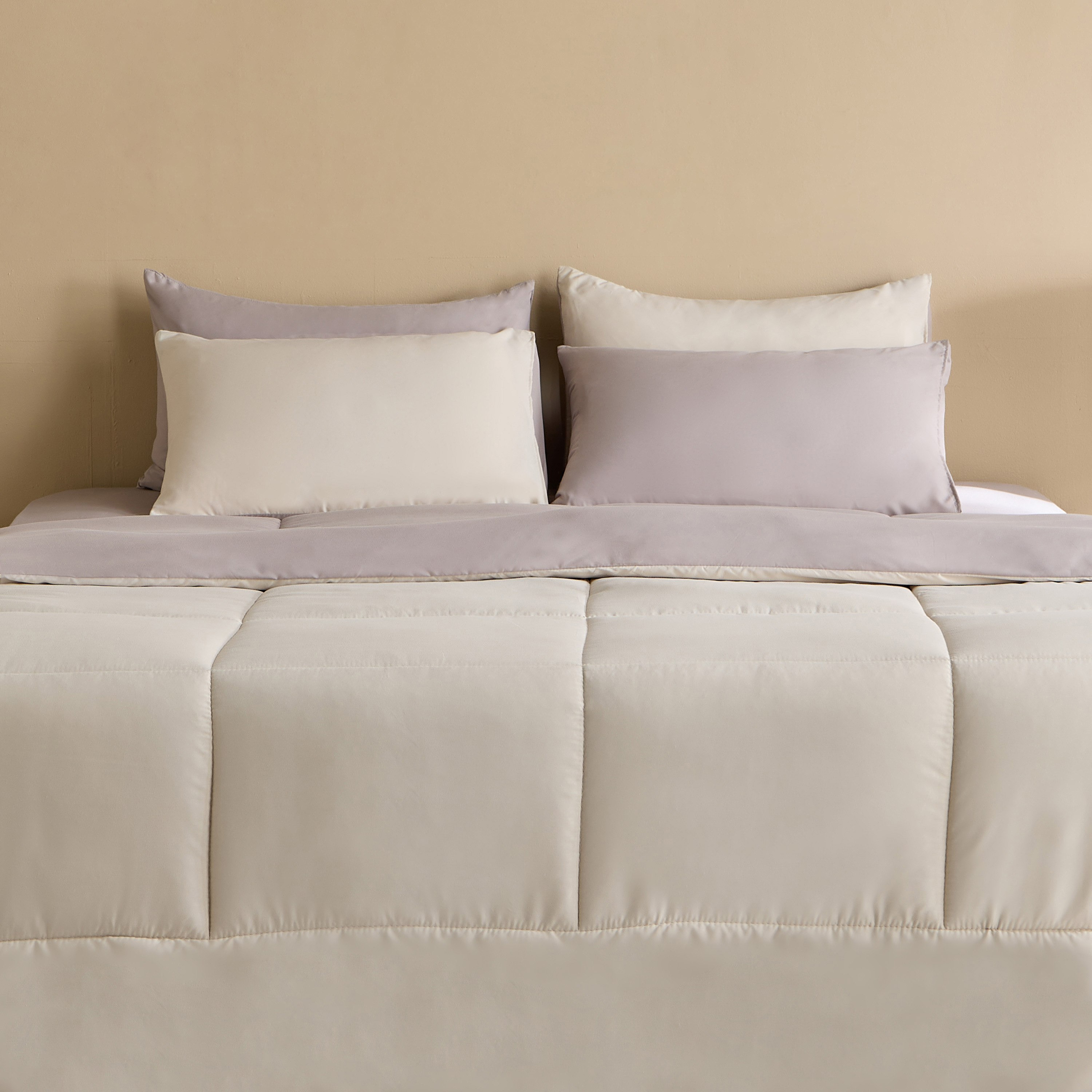 Luno Sleep Ease Hotel Collection 6-Piece Reversible Microfibre Super King BIAB Comforter Set - 240x240 cm-hbxhomeware-hbxbedroom-image-3