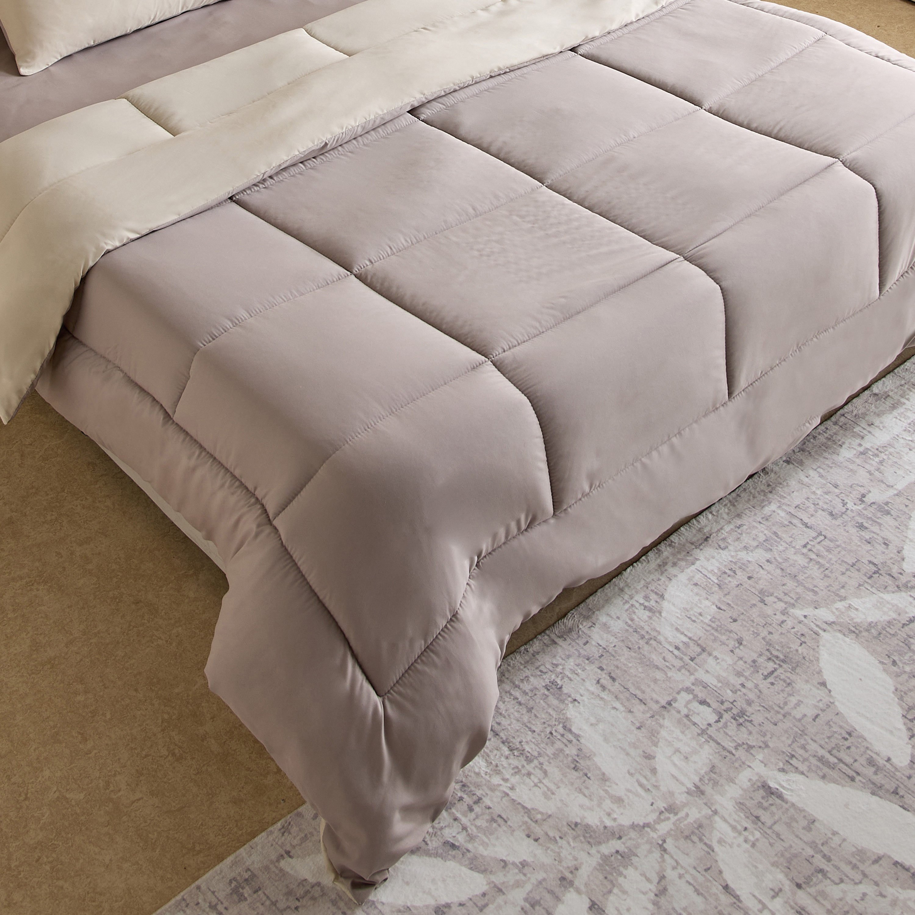 Luno Sleep Ease Hotel Collection 6-Piece Reversible Microfibre Super King BIAB Comforter Set - 240x240 cm-hbxhomeware-hbxbedroom-image-4