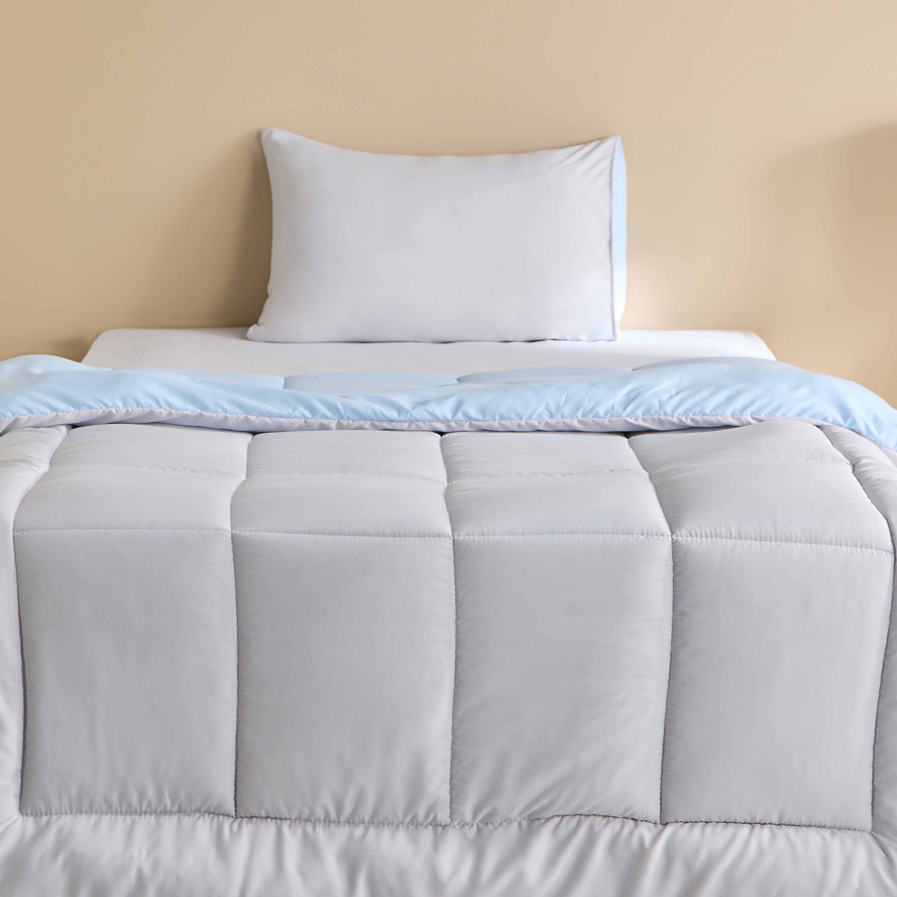 Luno Sleep Ease Hotel Collection 3-Piece Reversible Microfibre Single BIAB Comforter Set - 135x220 cm-hbxhomeware-hbxbedroom-image-2