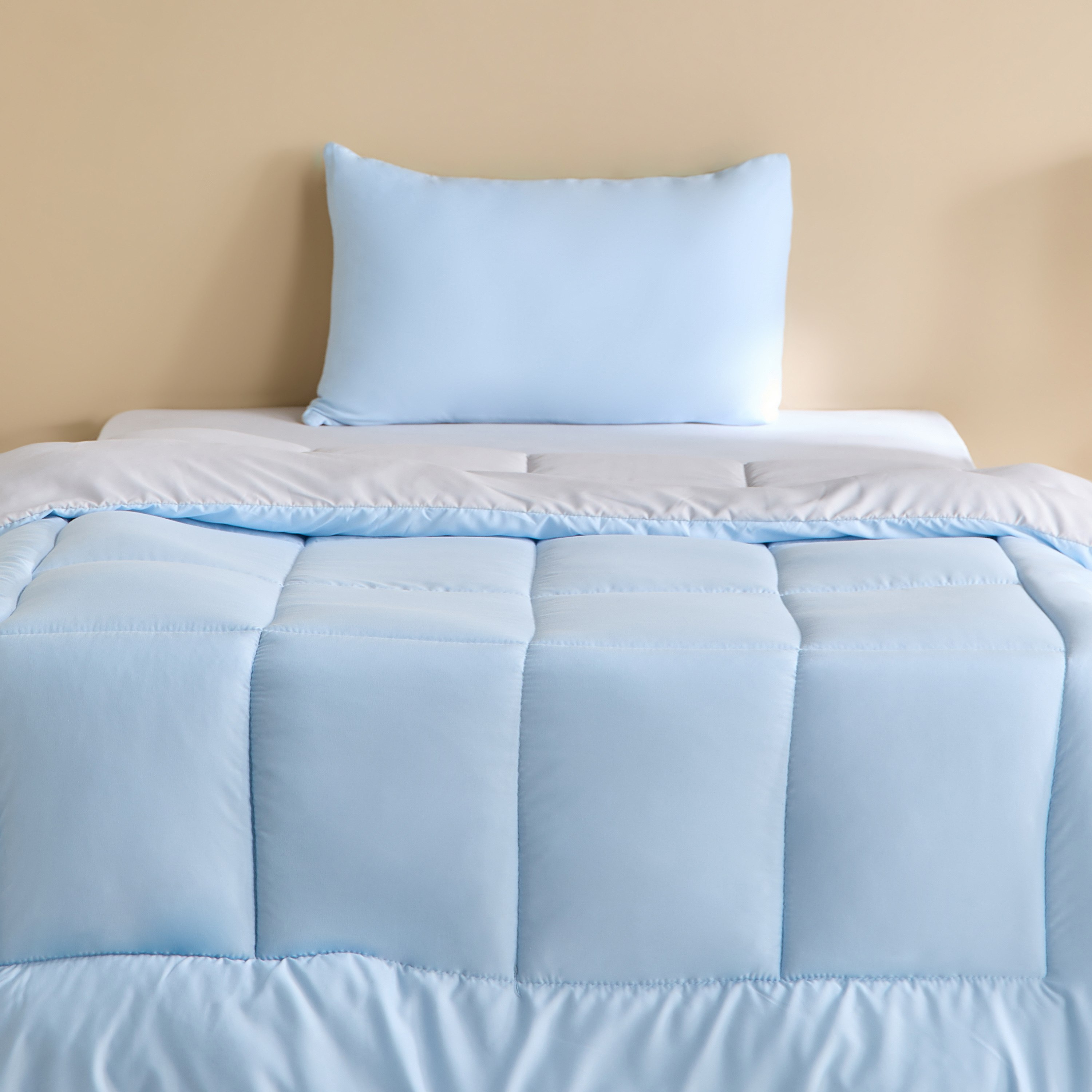 Luno Sleep Ease Hotel Collection 3-Piece Reversible Microfibre Single BIAB Comforter Set - 135x220 cm-hbxhomeware-hbxbedroom-image-3