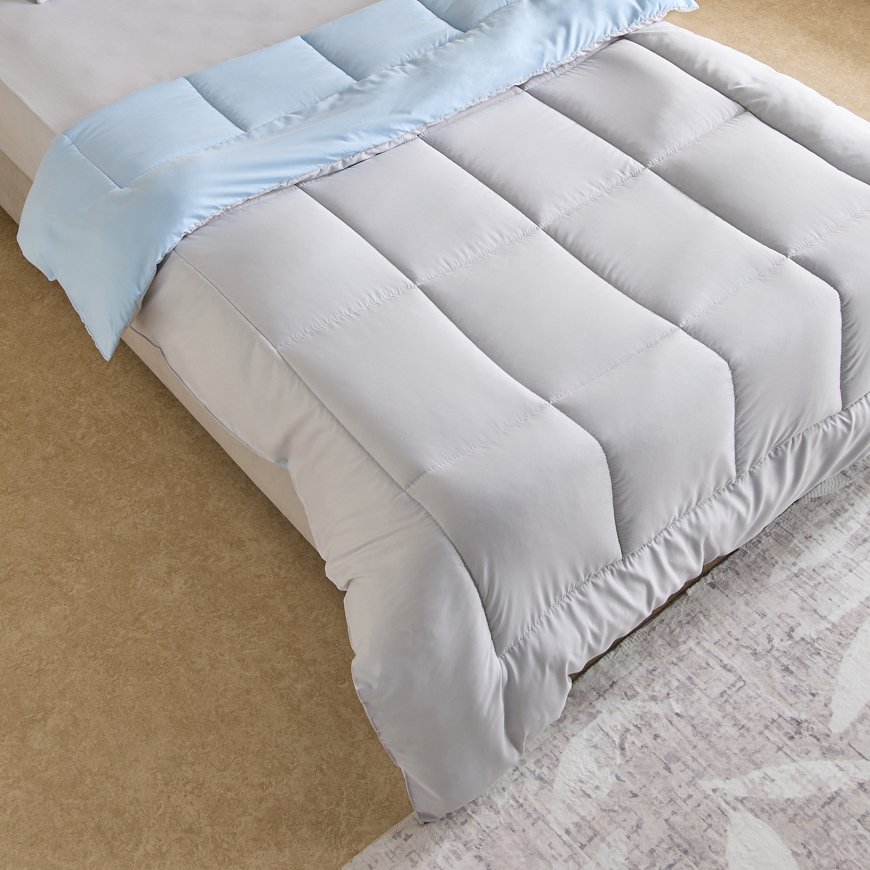 Luno Sleep Ease Hotel Collection 3-Piece Reversible Microfibre Single BIAB Comforter Set - 135x220 cm-hbxhomeware-hbxbedroom-image-4