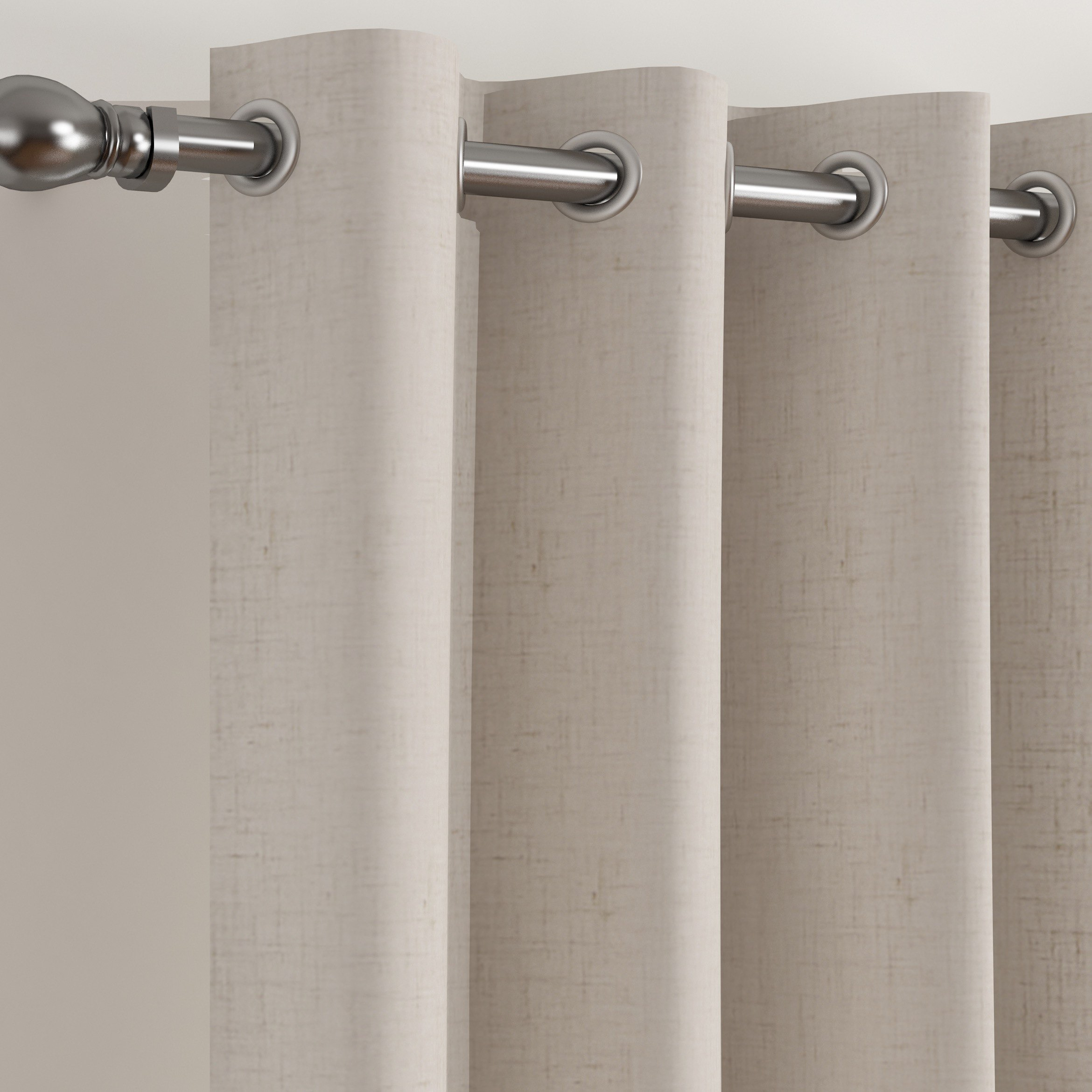 Aara 2-Piece Sheer Extra long Curtain Set - 140x300 cm-hbxhomeware-hbxbedroom-image-2