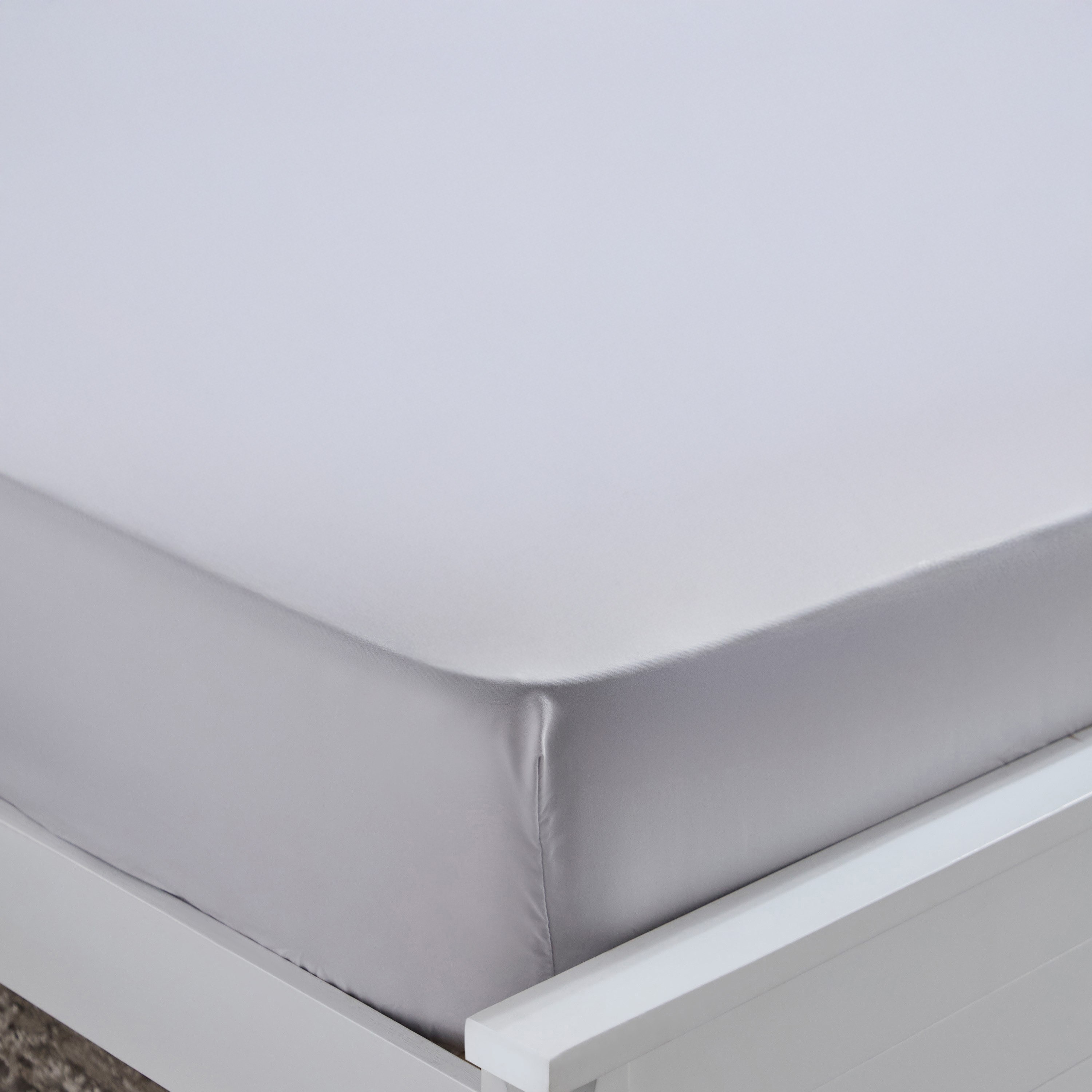 شرشف مطاطي سوبر كينج سادة من الألياف الدقيقة من ديربي - 200x200+25 سم-hbxhomeware-hbxbedroom-image-1