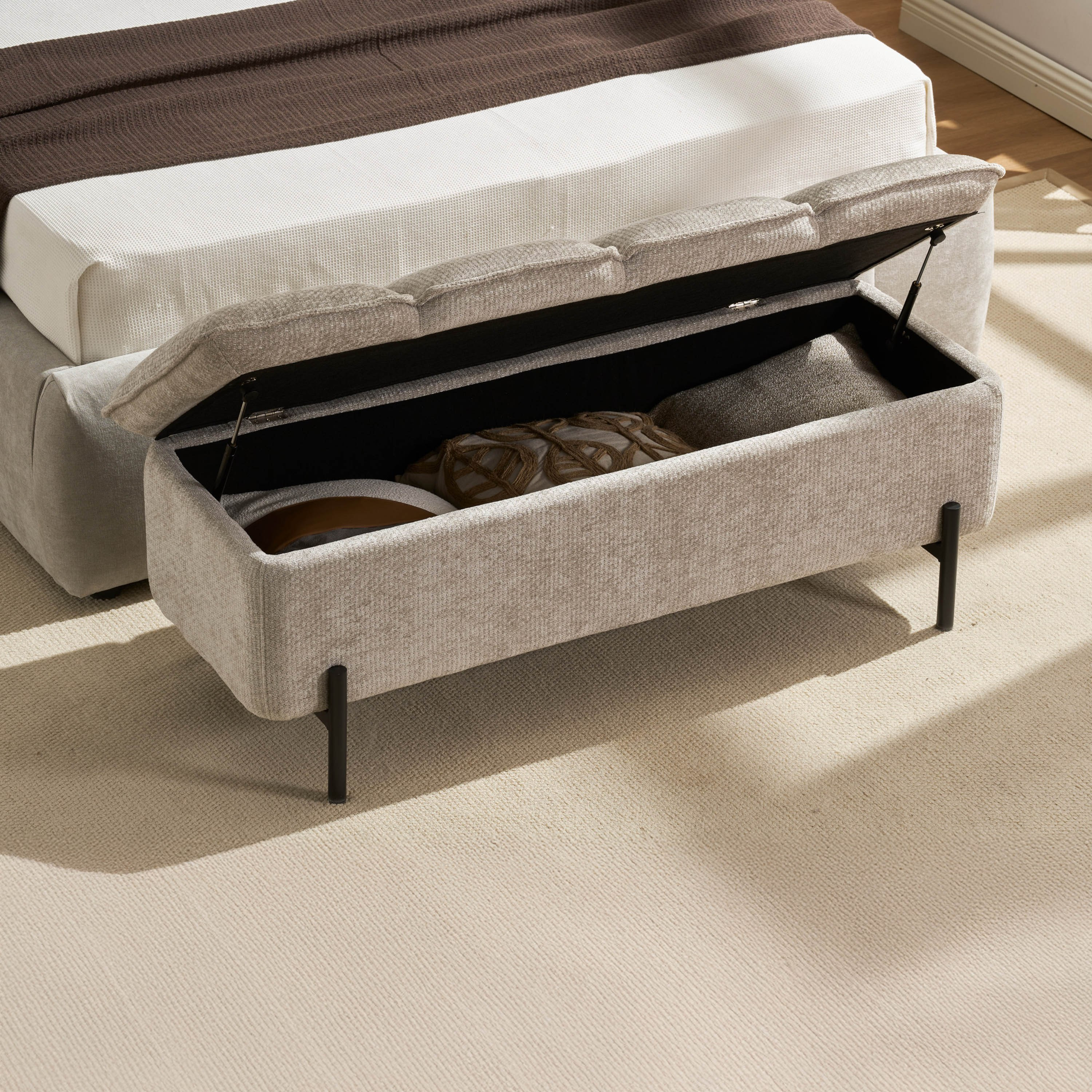 Mensa Hearth Bed Bench with Storage-hbxfurniture-sofasandarmchairs-benches-image-3